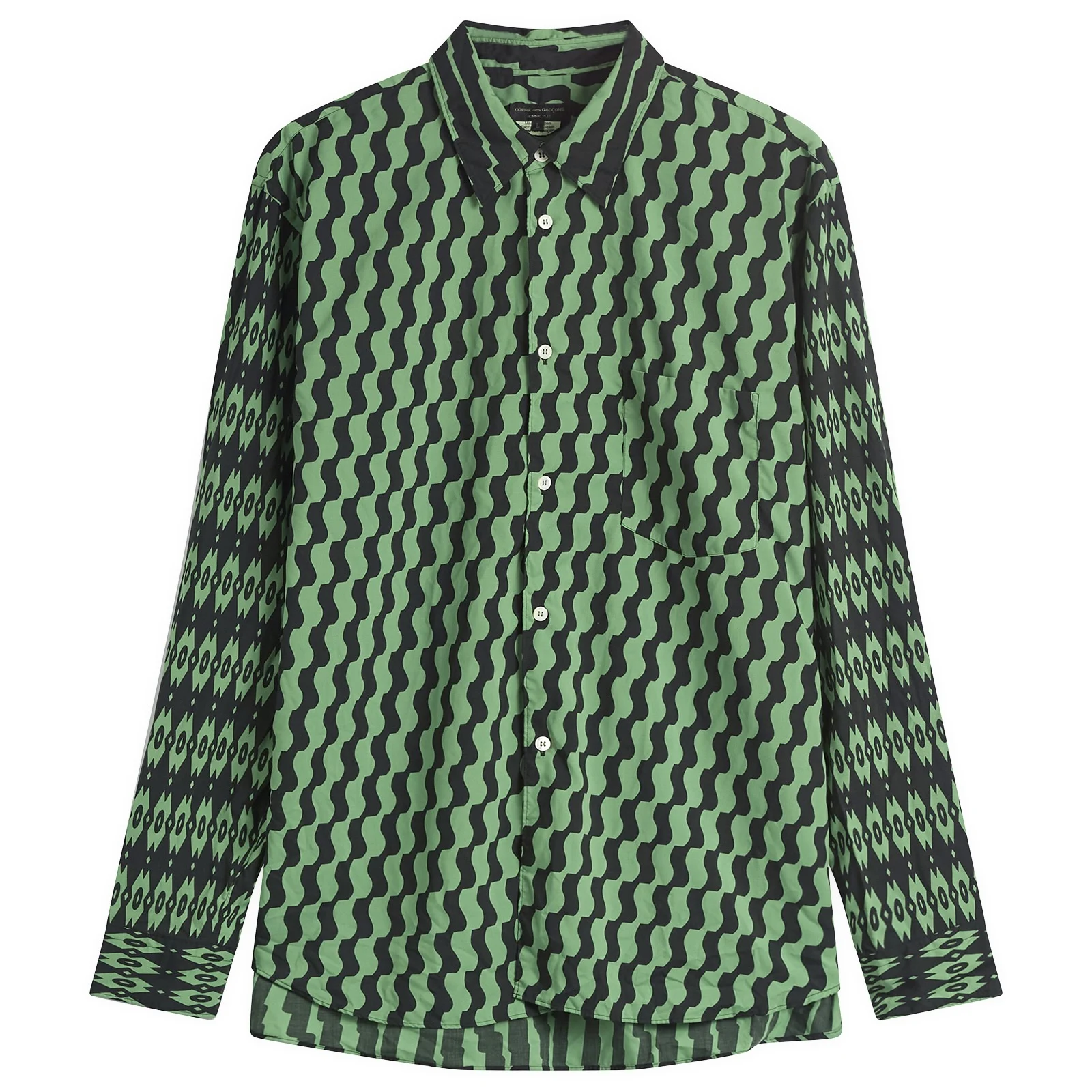 Comme des Garçons Homme Plus Printed Long Sleeve Shirt