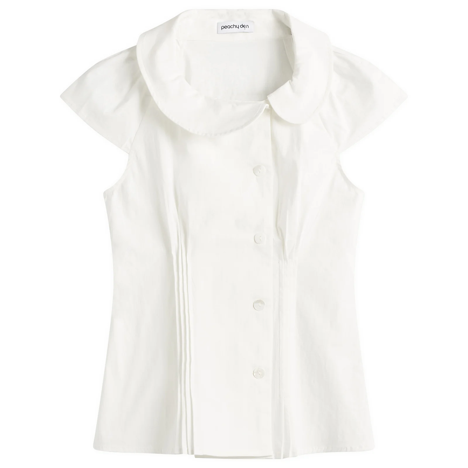 Peachy Den Missy Asymmetric Blouse