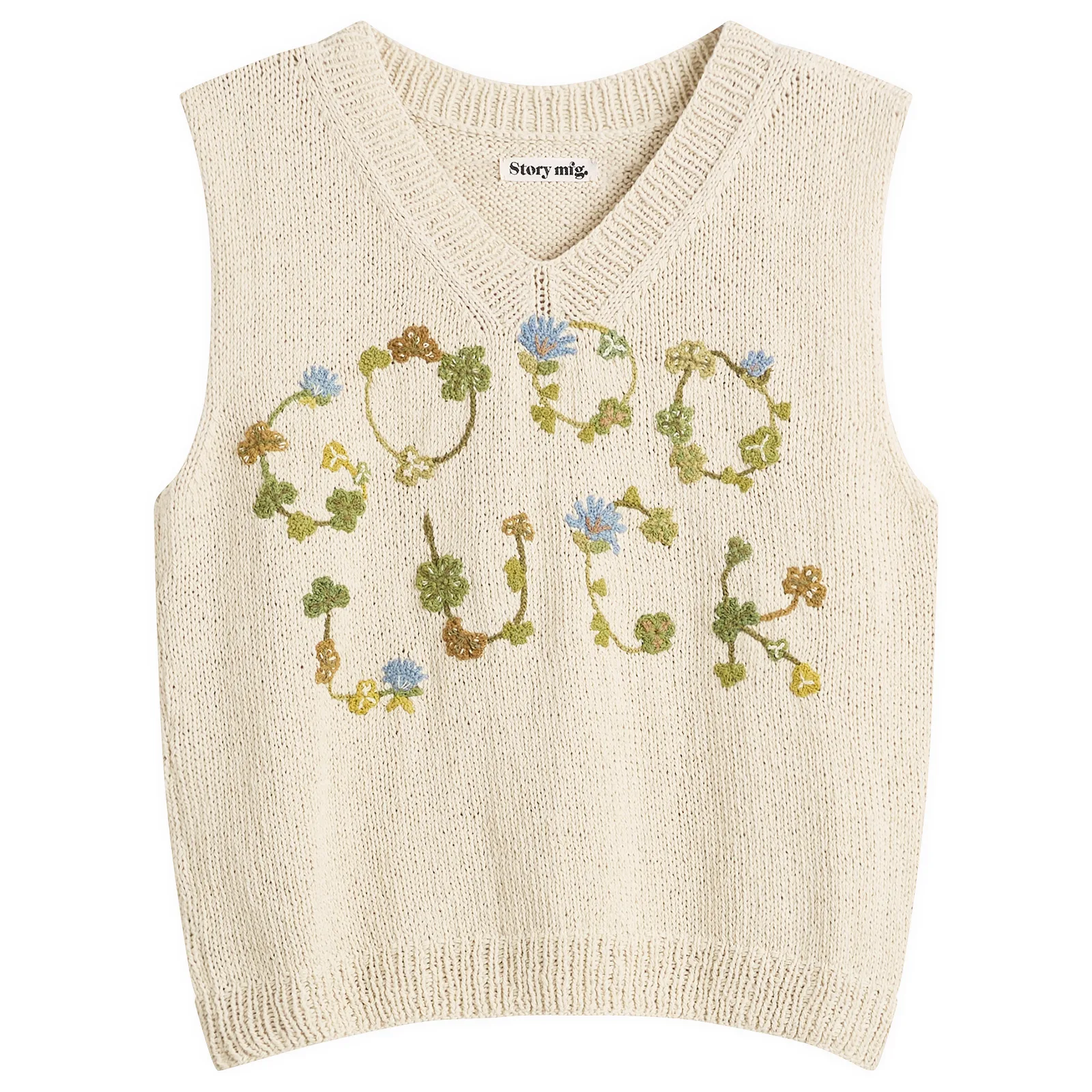 Story mfg. Hand Knit Party Vest