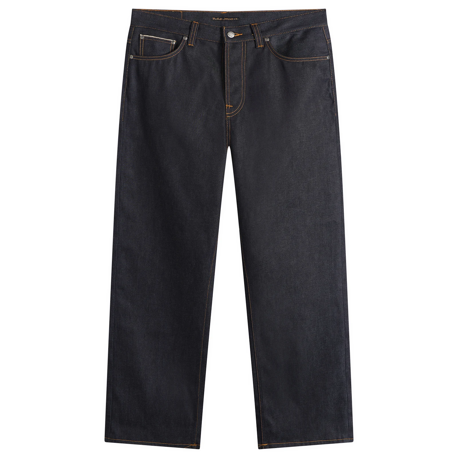 Nudie Jeans Co Loud Larry Wide Leg Selvedge Denim Jeans