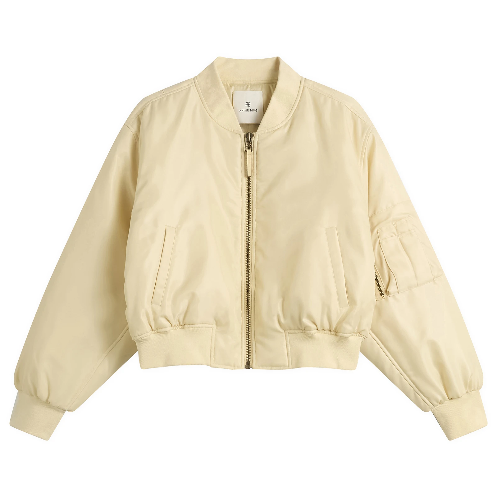 Anine Bing Cropped Leon Bomber