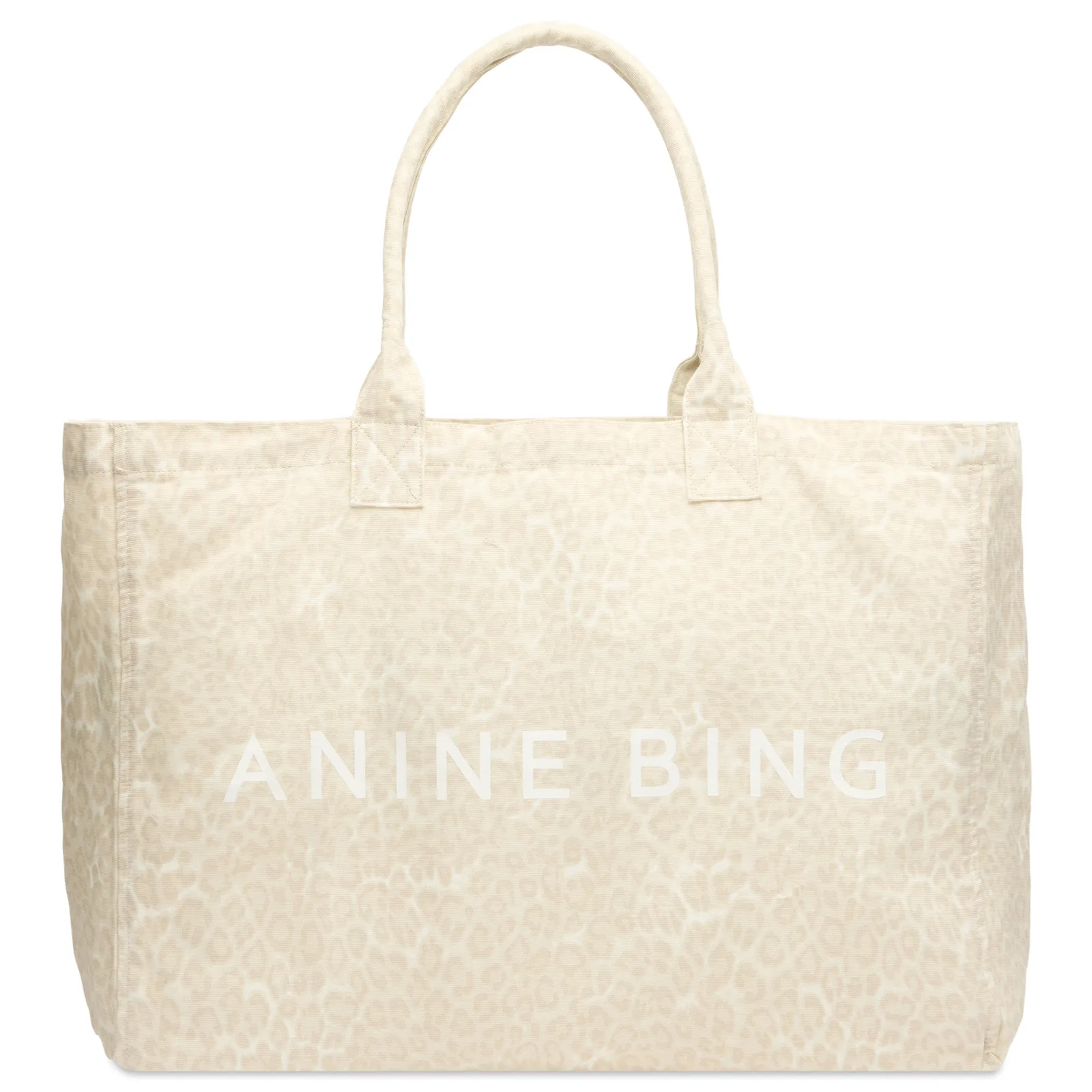 Anine Bing Leo Canvas Tote Bag