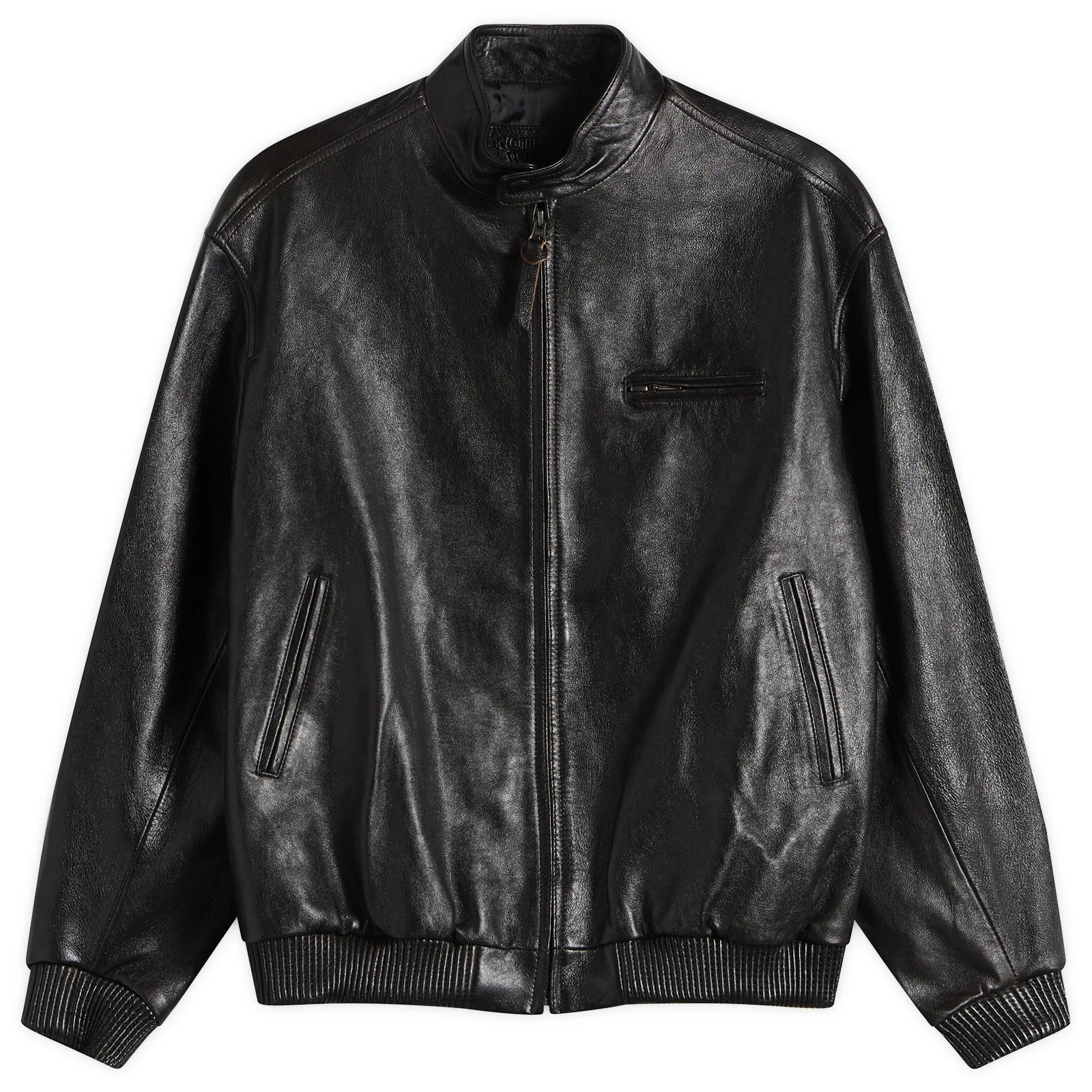 Nothing Written Leather Single Rider Jacket