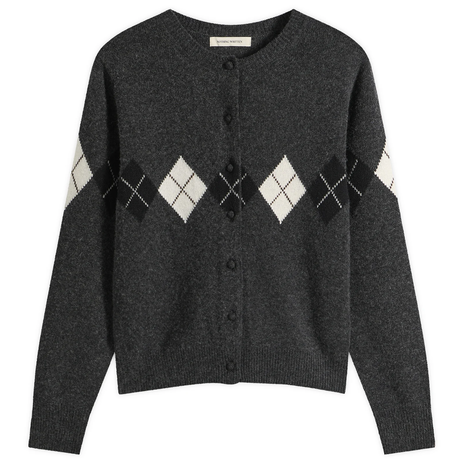 Nothing Written Heritage Argyle Knit Cardigan