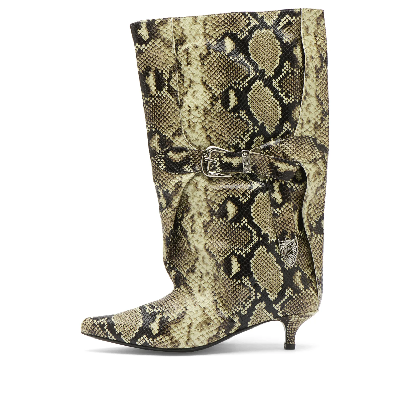 Toga Archives Snake Embossed Boot