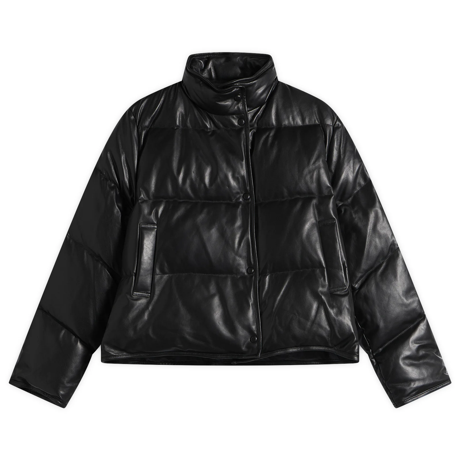 Nothing Written Lambskin Leather Puffer
