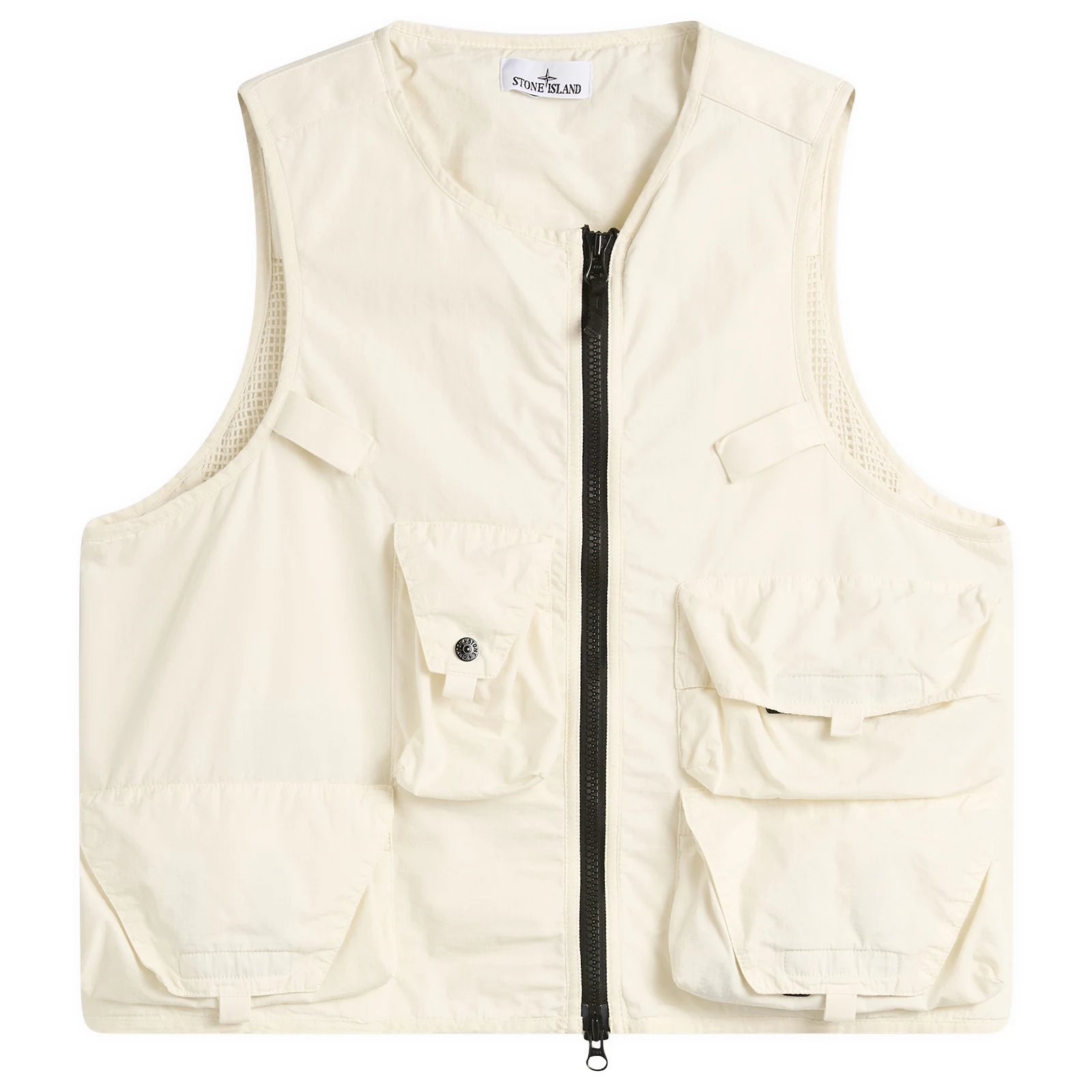 Stone Island Cotton Nylon Micro Ripstop Utility Vest