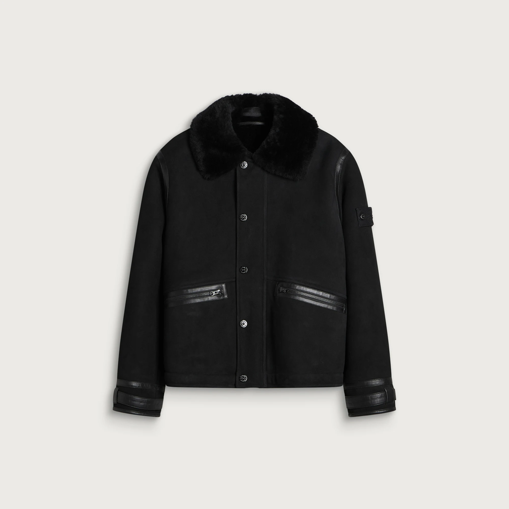 Stone Island Ghost Suede Sheepskin Jacket