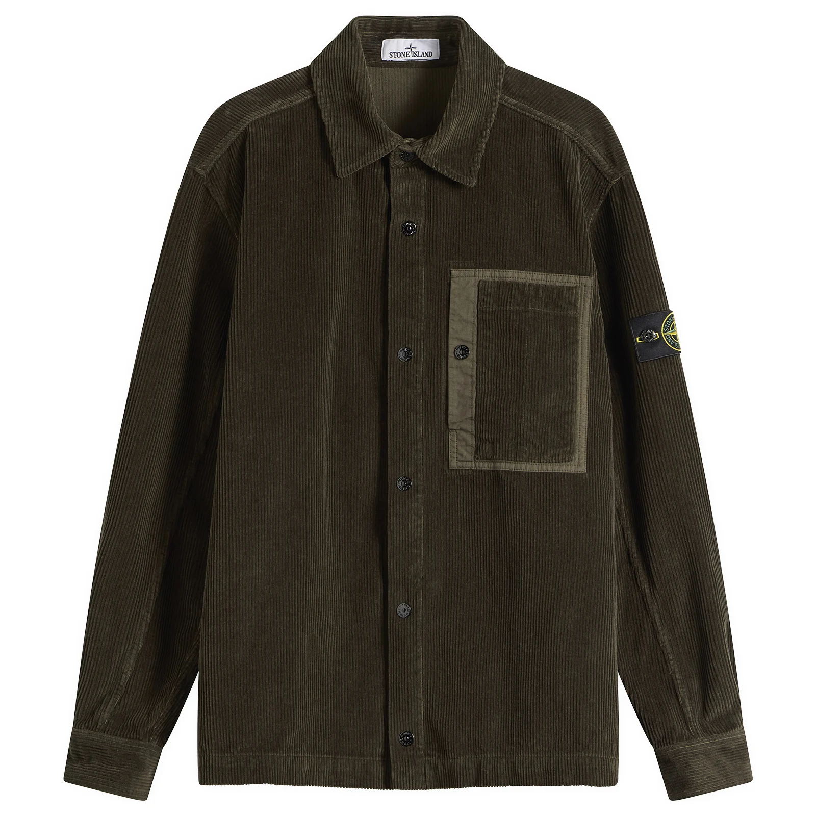 Stone Island Organic Cotton Corduroy Overshirt