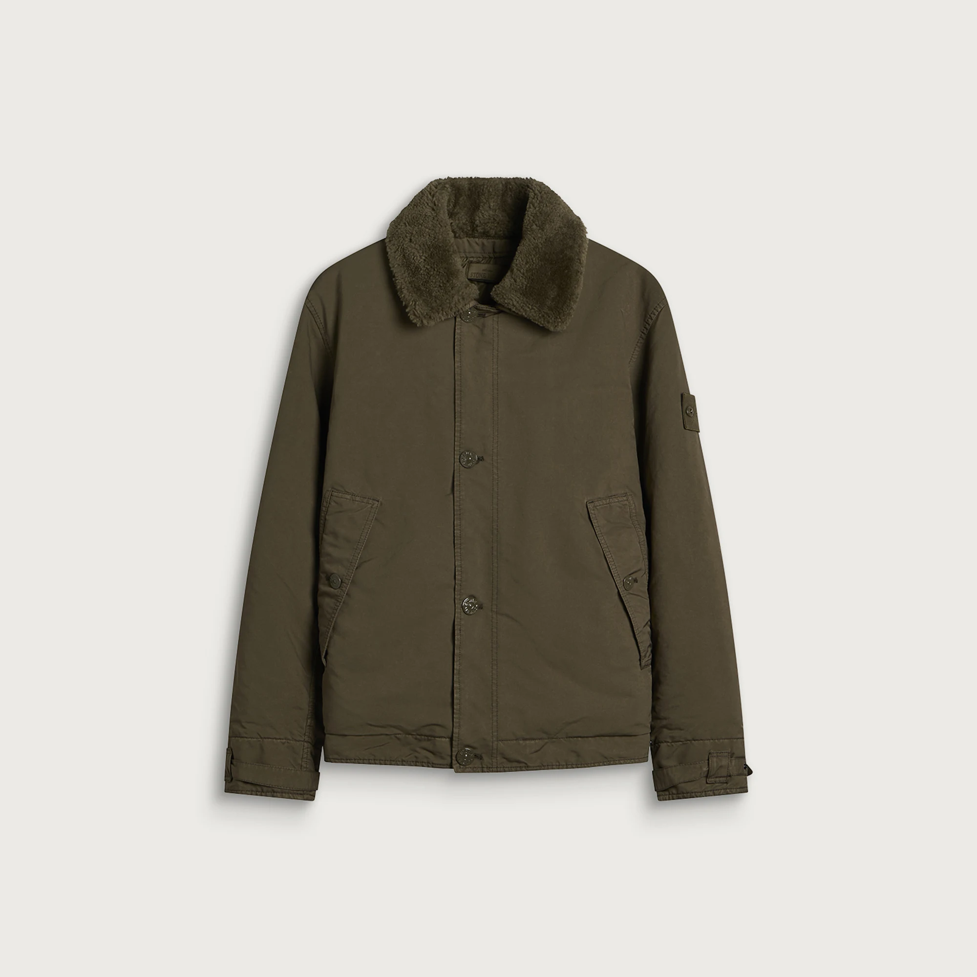 Stone Island Ghost David-TC Garment Dyed Jacket