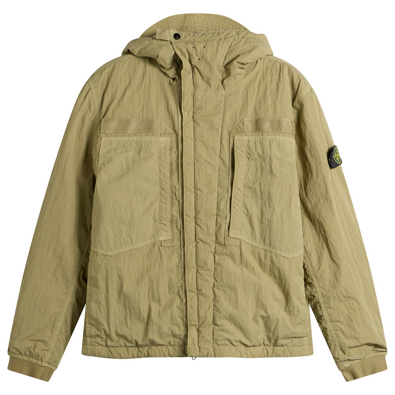 Stone Island Warp Rib Nylon-TC Hooded Jacket