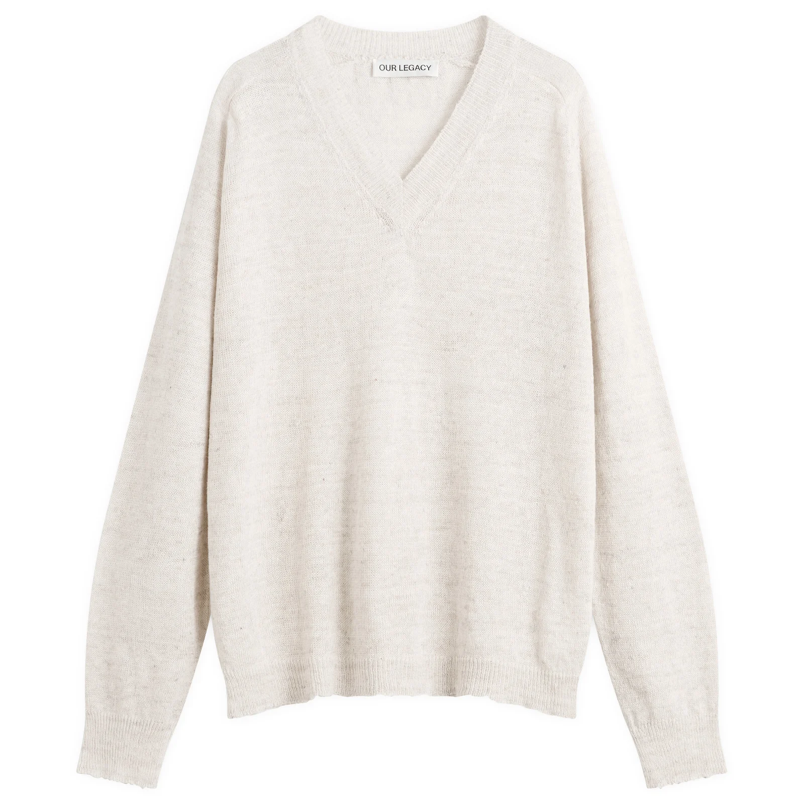 Our Legacy Linen Rue V-Neck Jumper