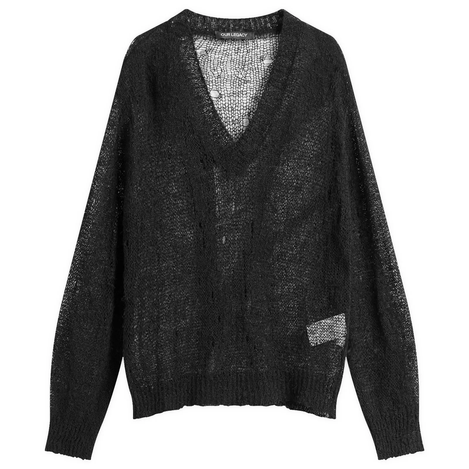 Our Legacy Linen Slow V-Neck Jumper