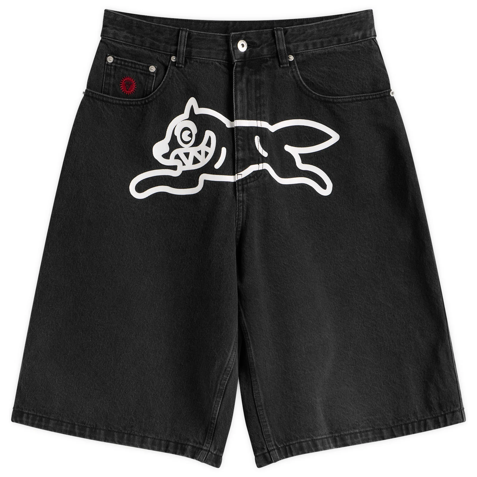 ICECREAM Running Dog Triple Scoop Denim Shorts