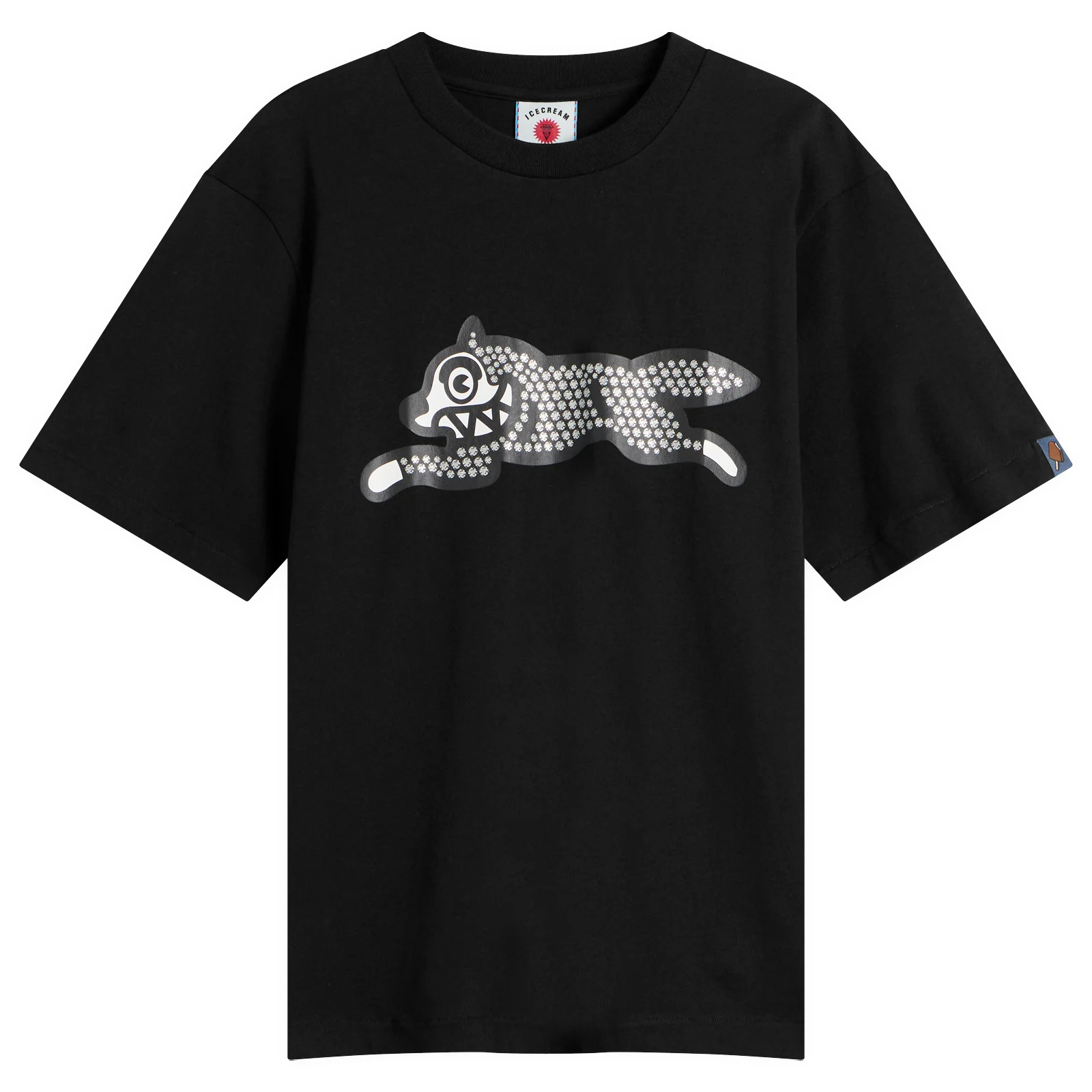 ICECREAM Glitter Running Dog T-Shirt