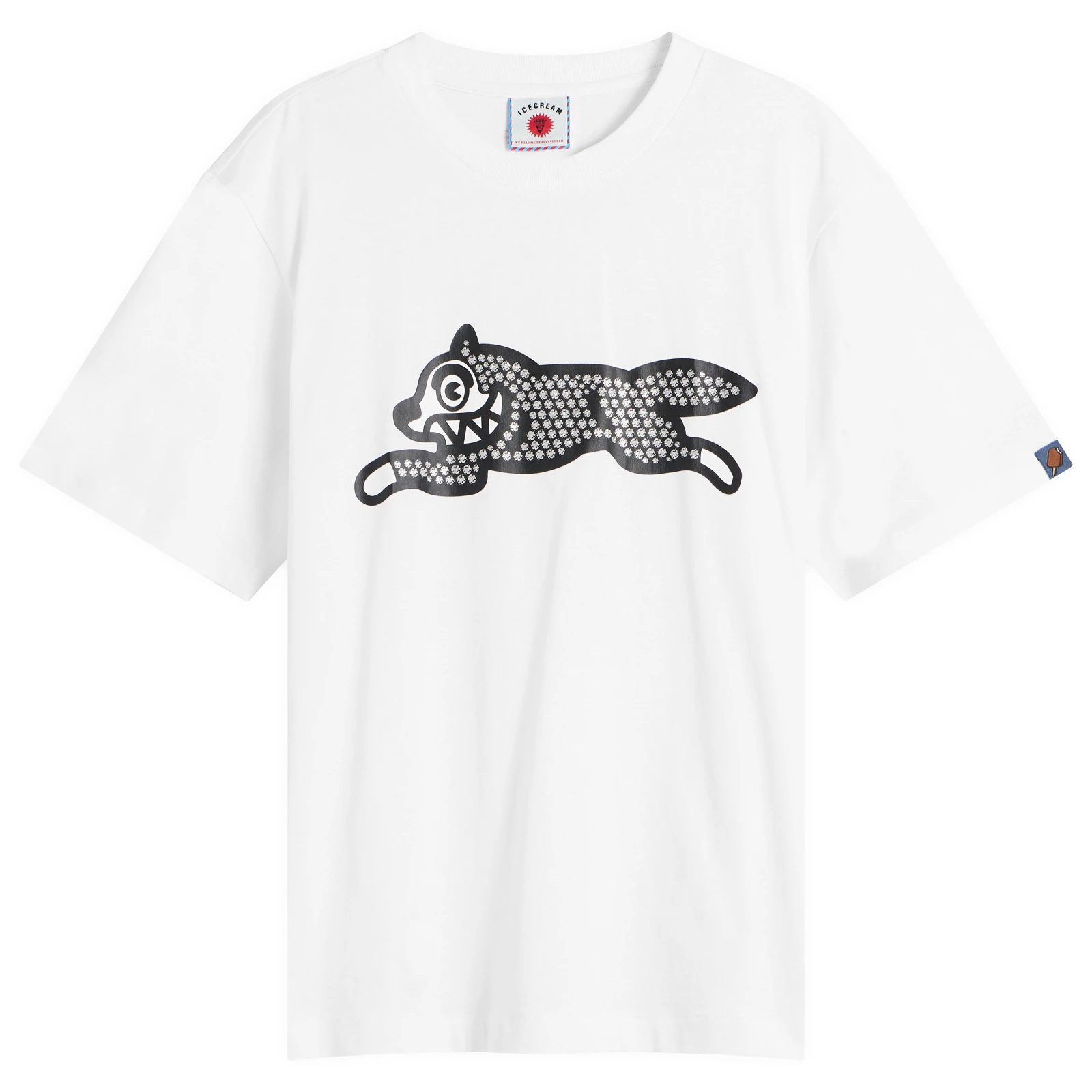 ICECREAM Glitter Running Dog T-Shirt