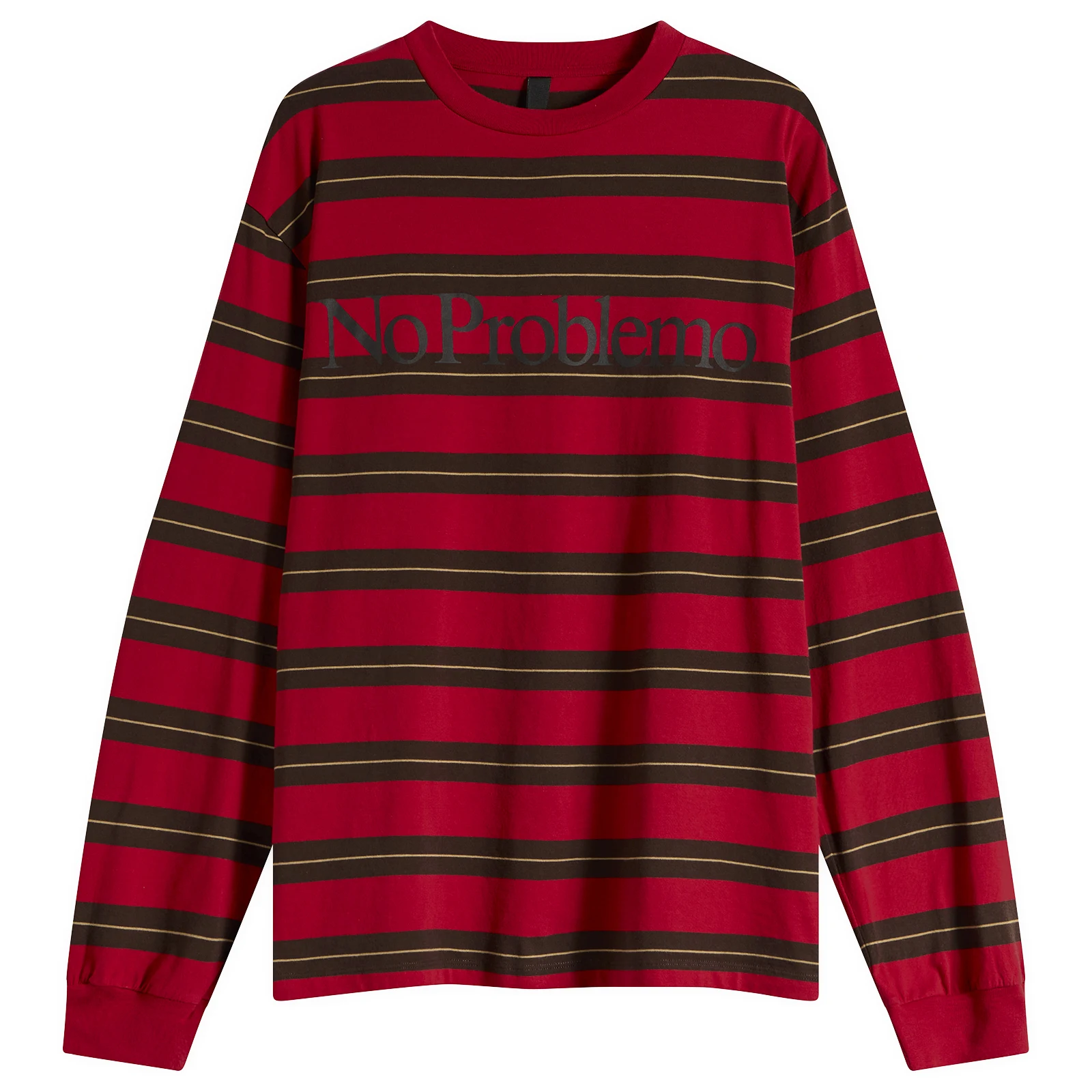 No Problemo No Problemo Striped LS Tee