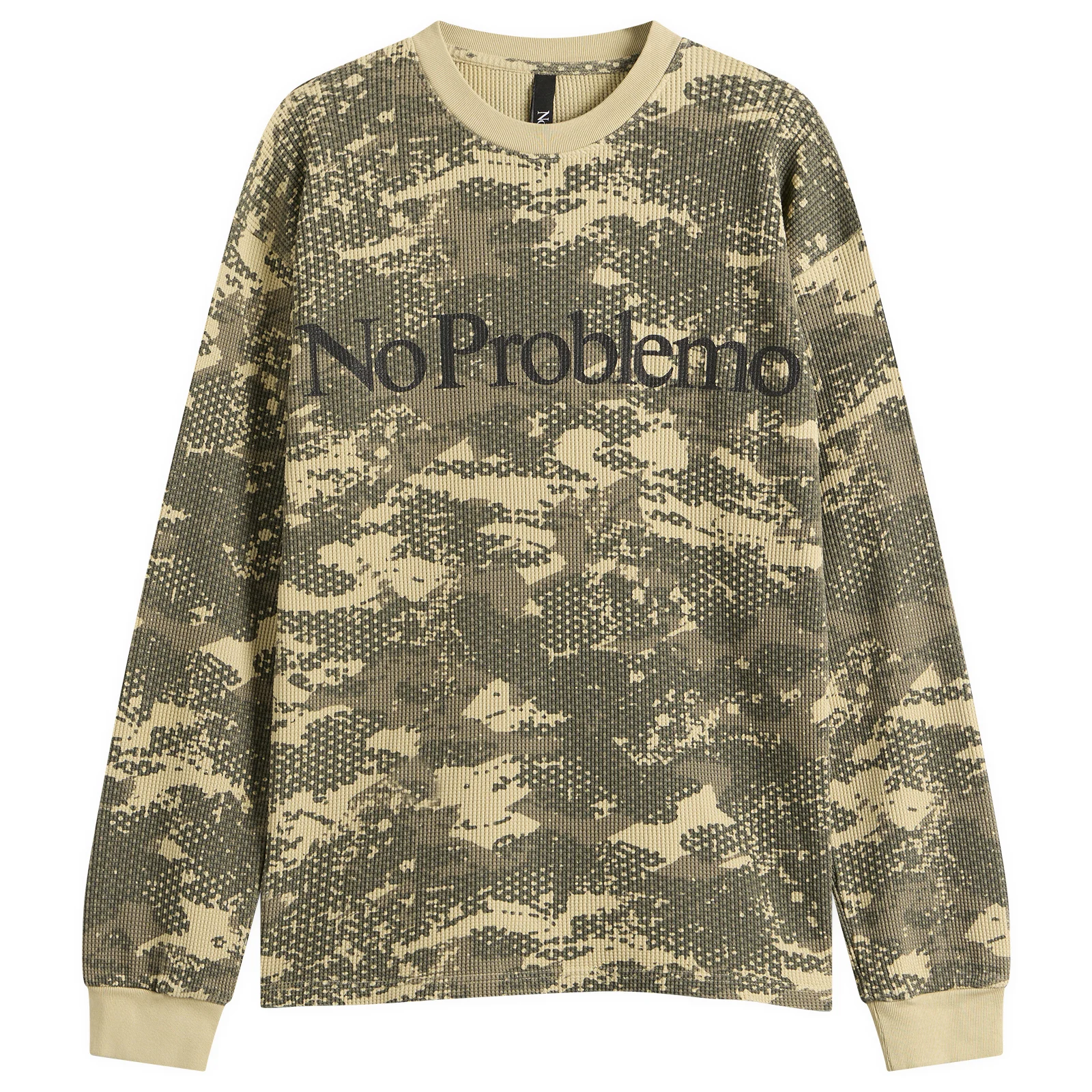 No Problemo Forest Waffle LS Tee