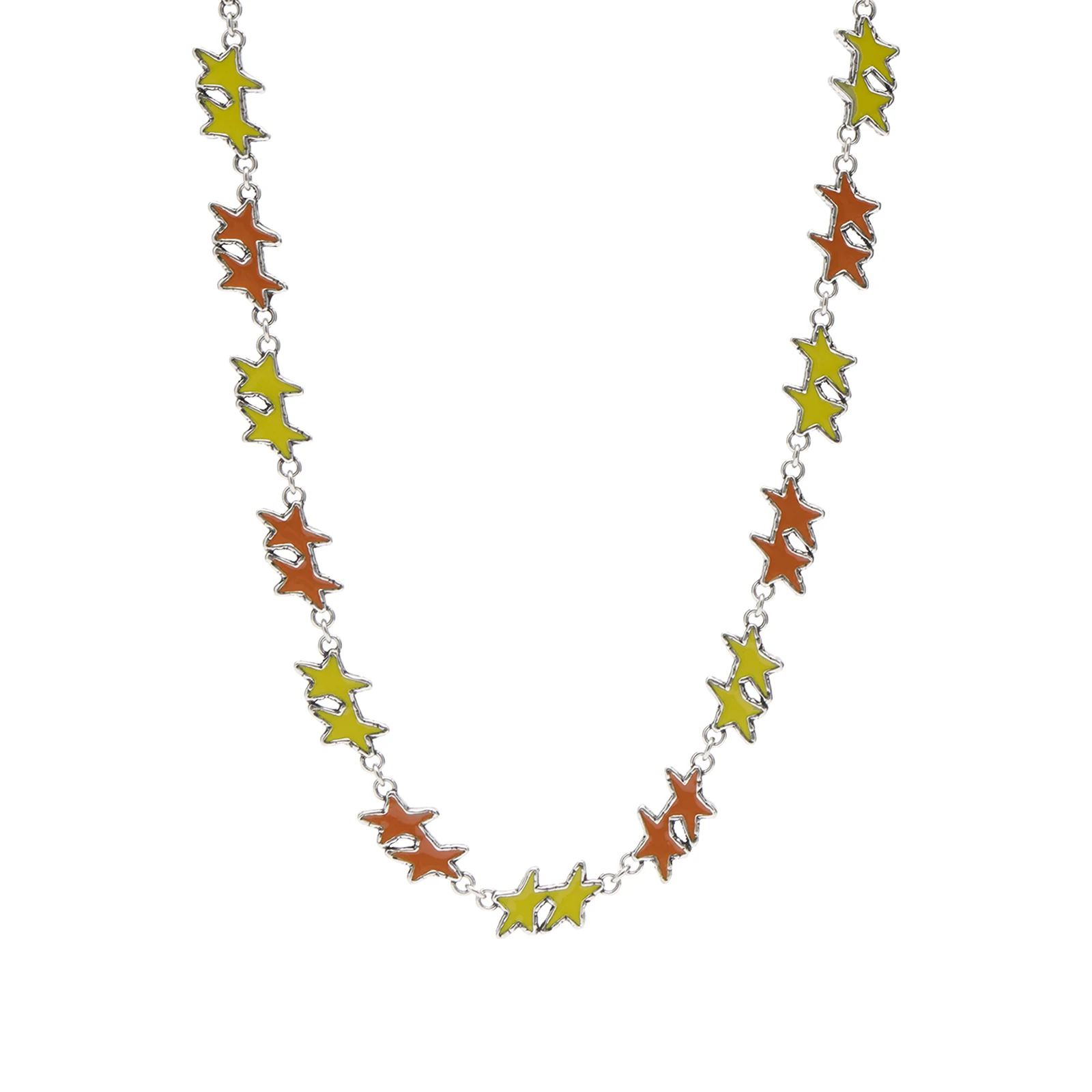 TwoJeys Melted Stars Necklace