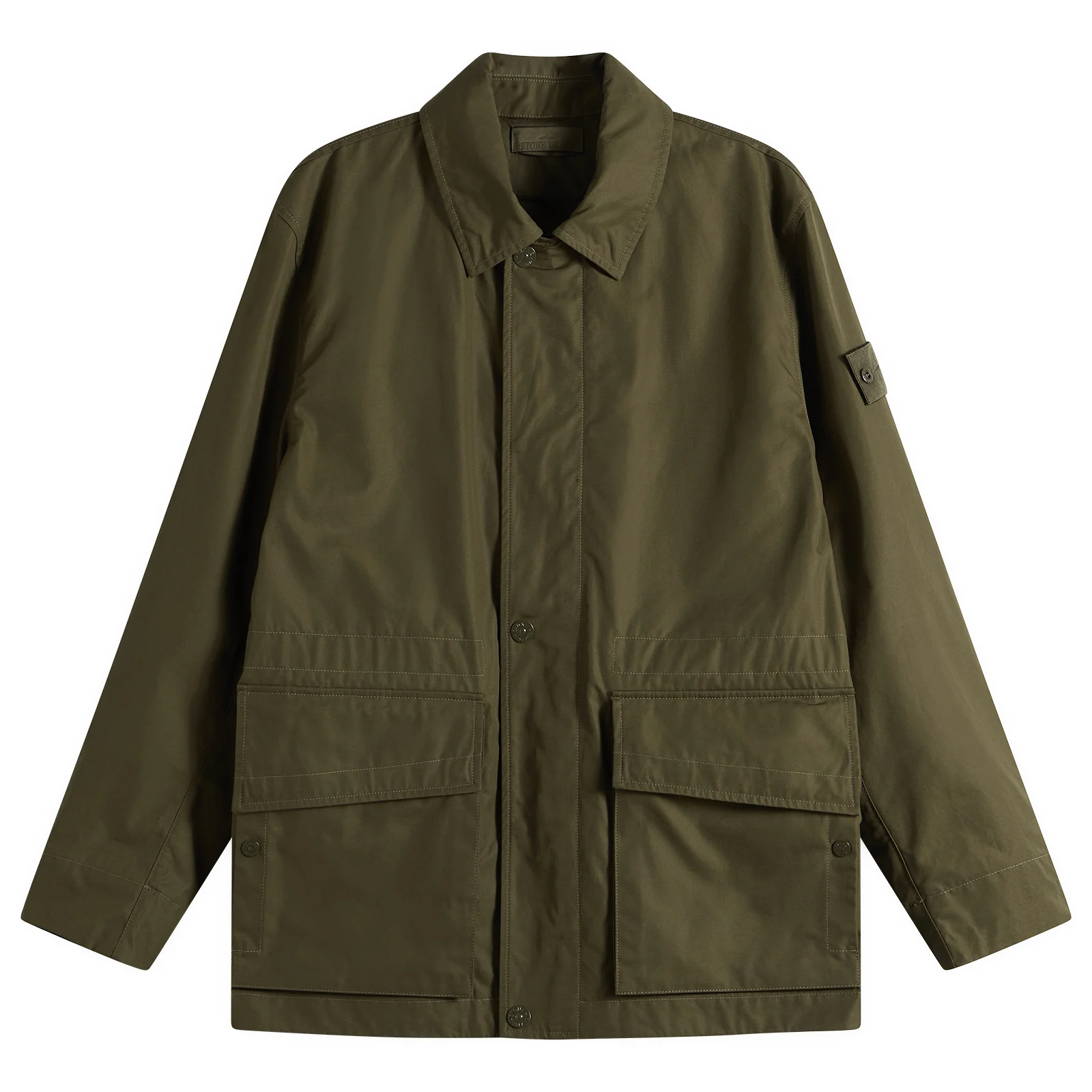Stone Island Ghost All-Weather Cotton Canvas Jacket