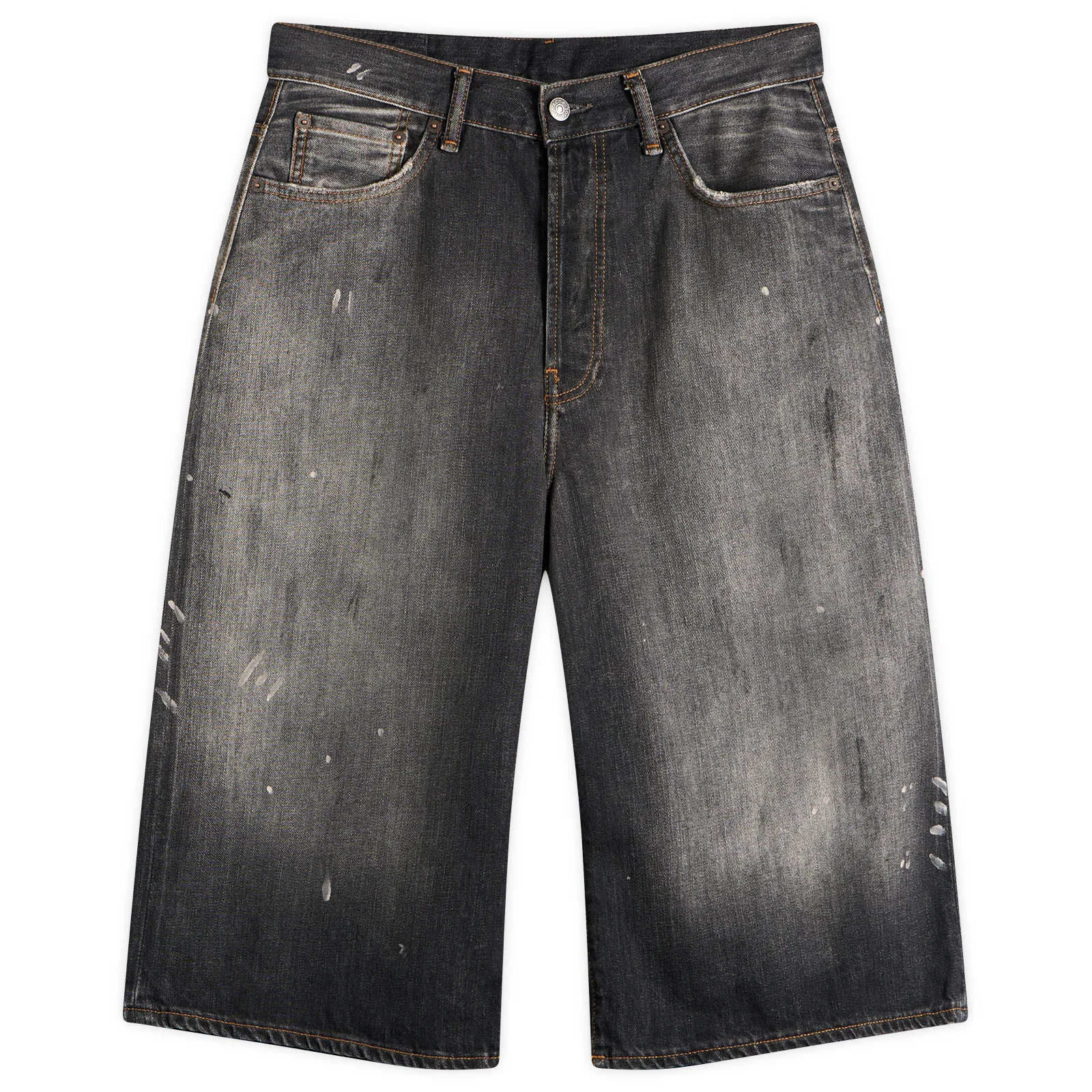 Acne Studios Judda Black Trafalgar Denim Shorts
