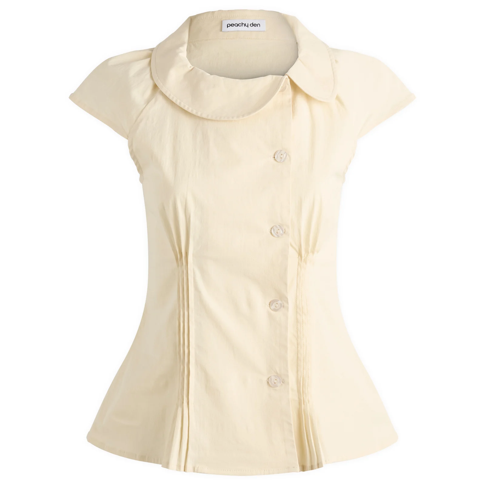 Peachy Den Missy Asymmetric Stretch Blouse - END. Exclusive