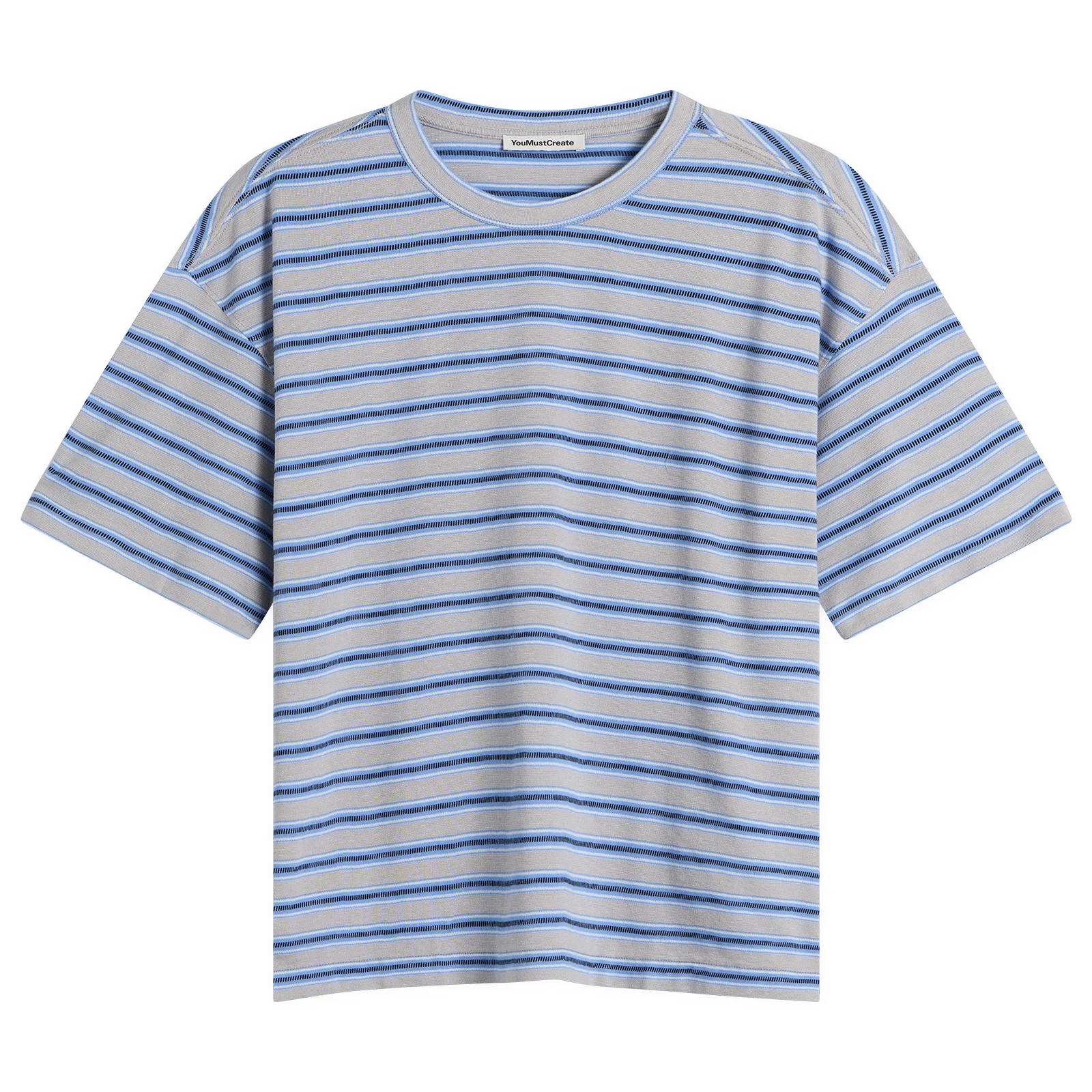 YMC Triple Rapport Stripe T Shirt