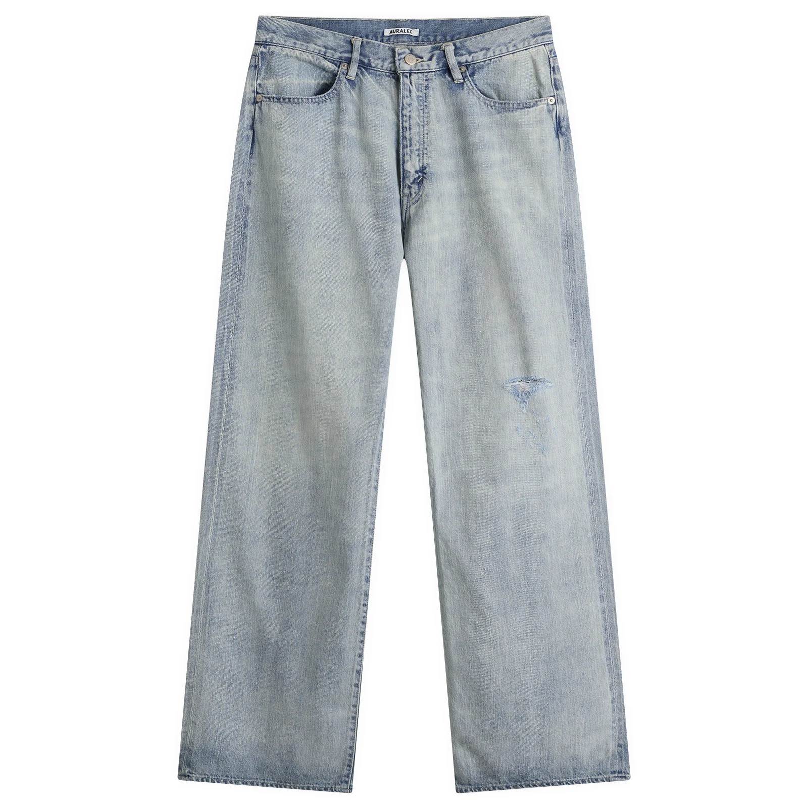Auralee Faded Selvedge Light Denim Pants