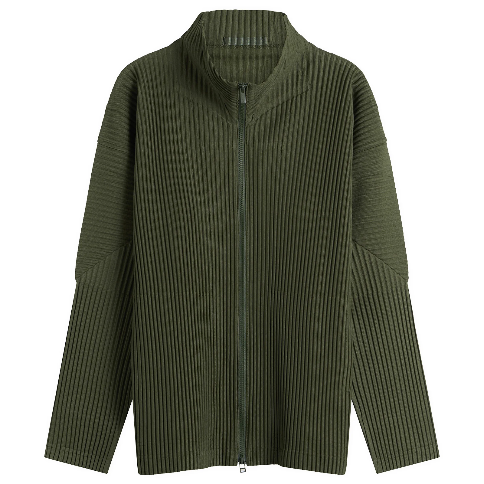 Homme Plissé Issey Miyake Pleat Zip Up Cardigan