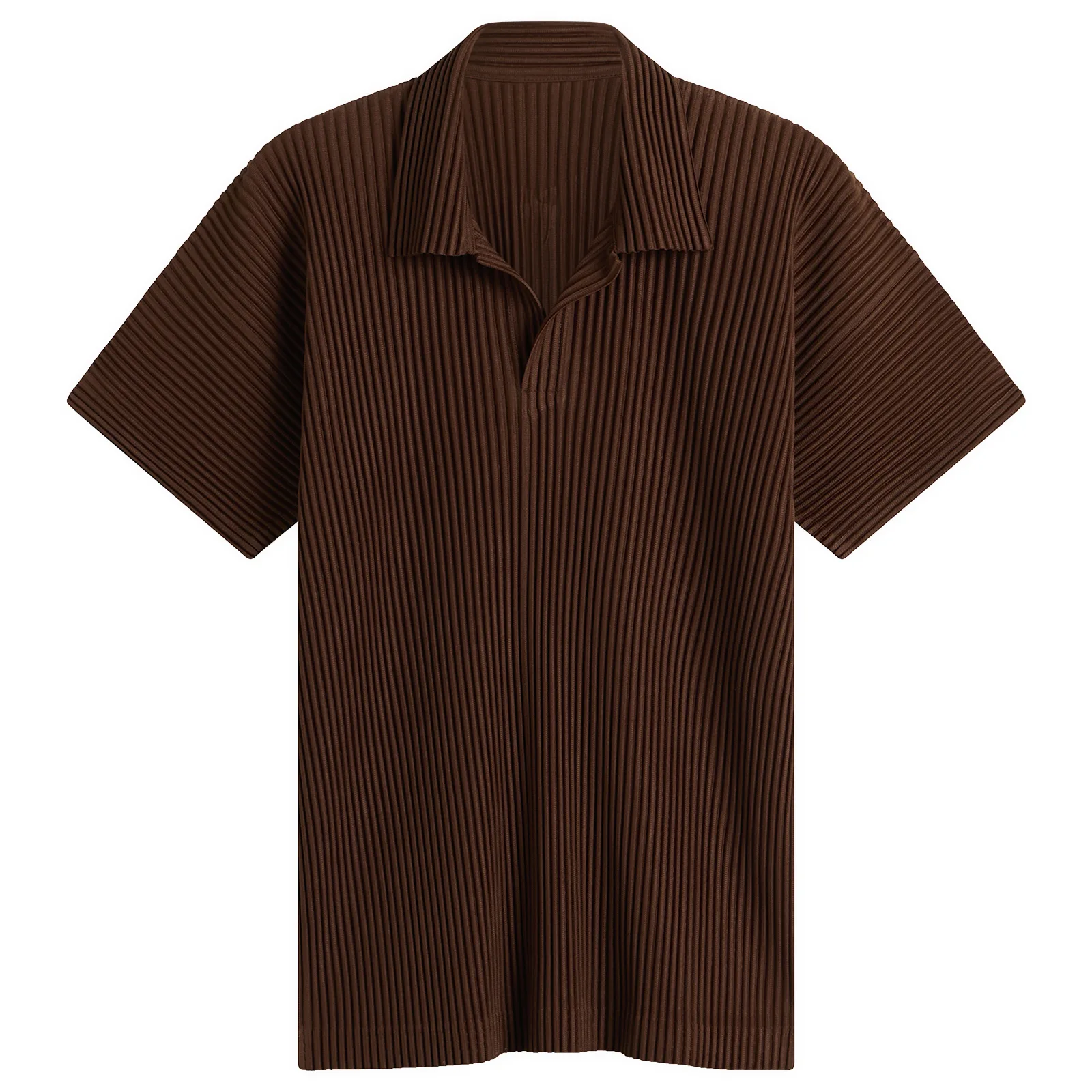 Homme Plissé Issey Miyake Pleat Short Sleeve Polo