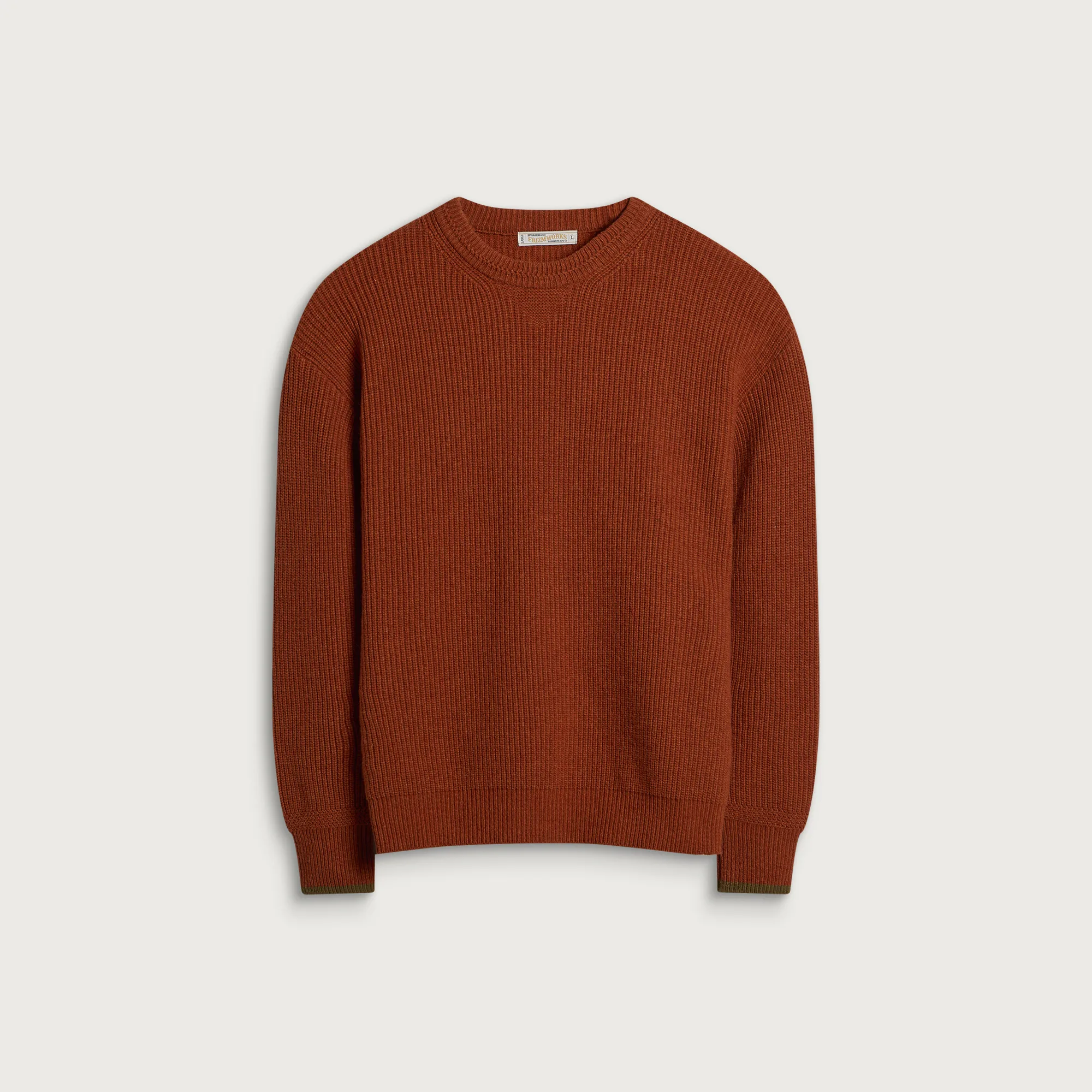 FrizmWORKS Patch Round Pullover Knit