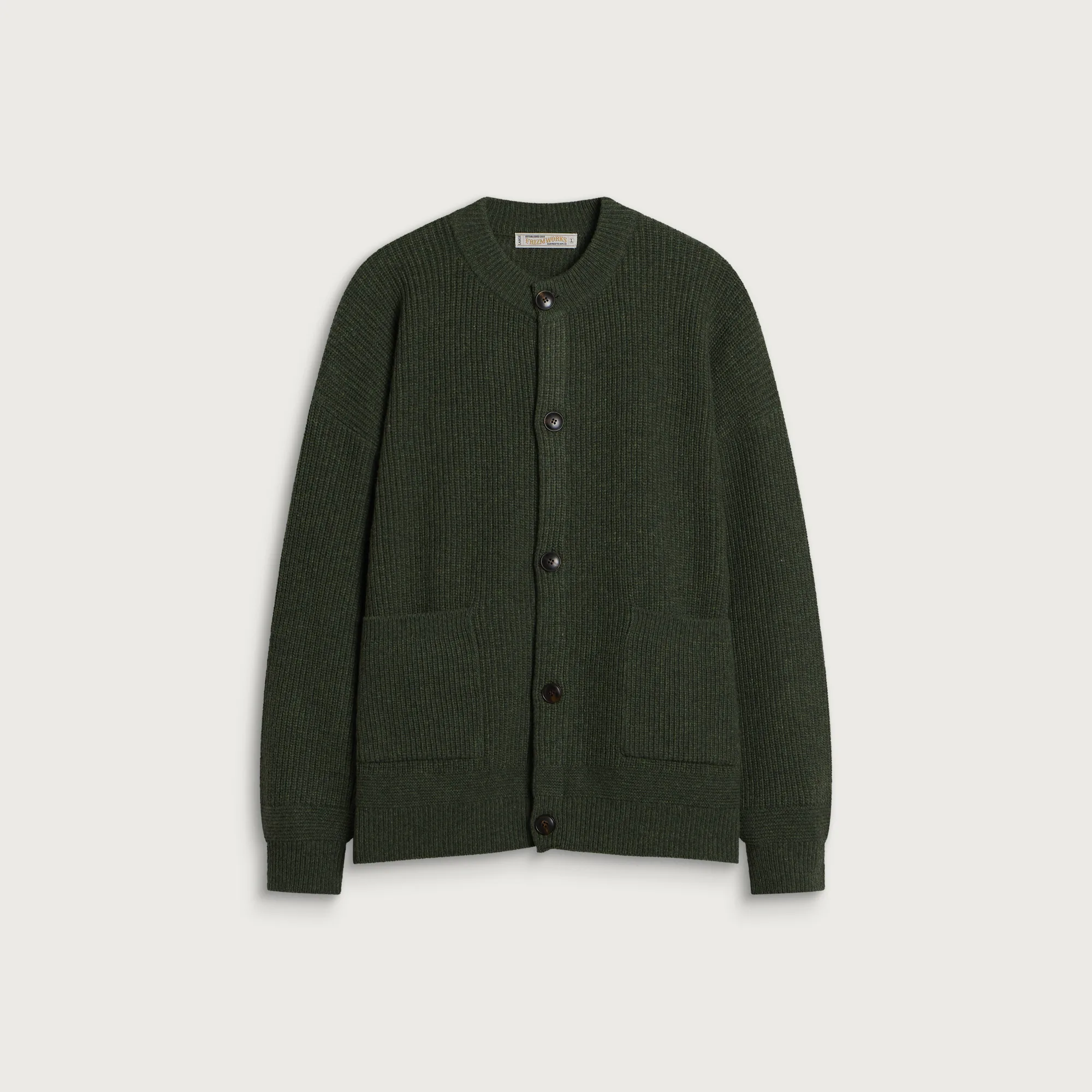 FrizmWORKS Heavy Wool Round Cardigan