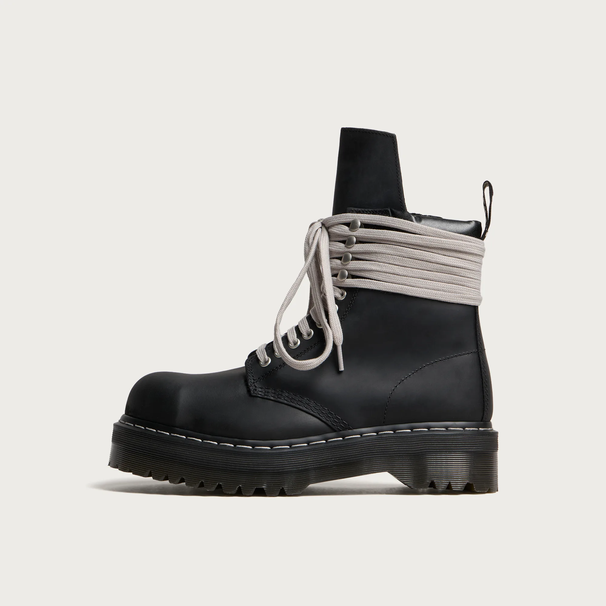 Rick Owens x Dr. Martens Quad Sole Steel Toe Boot