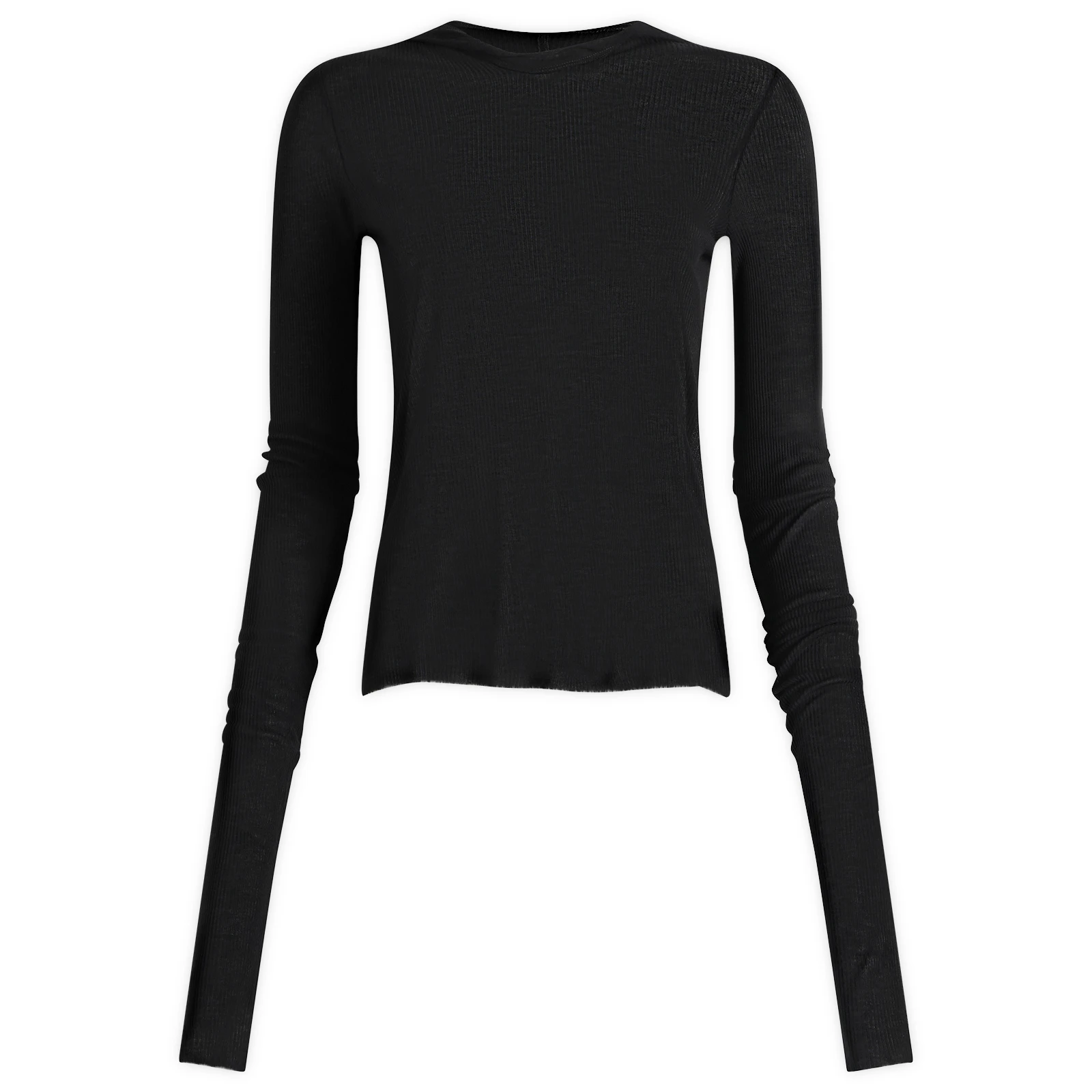 Rick Owens Long Sleeve Hooded Top