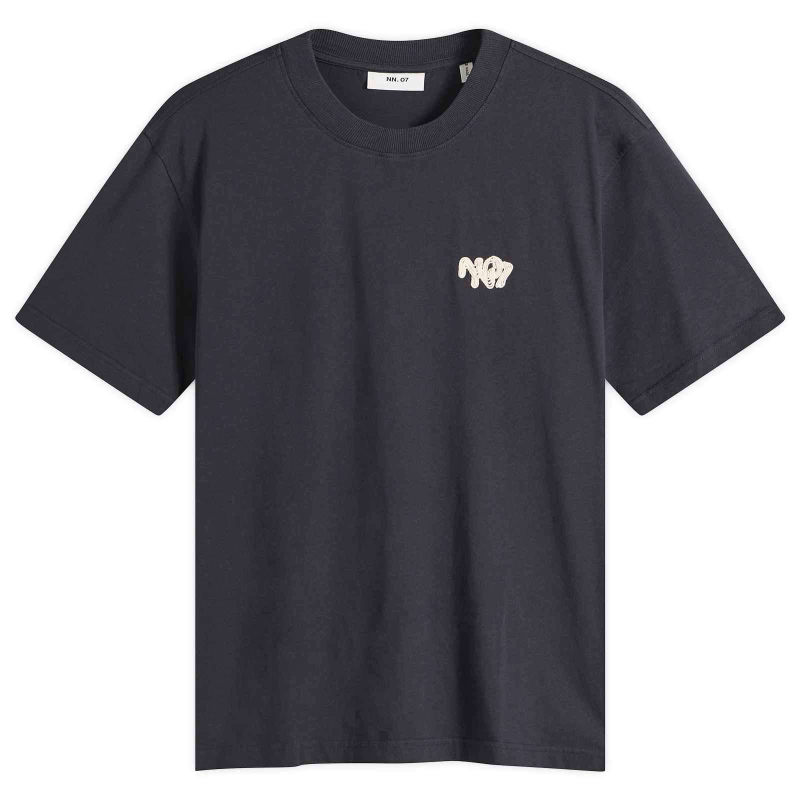NN07 Adam Twin Needle Embroidered T-Shirt