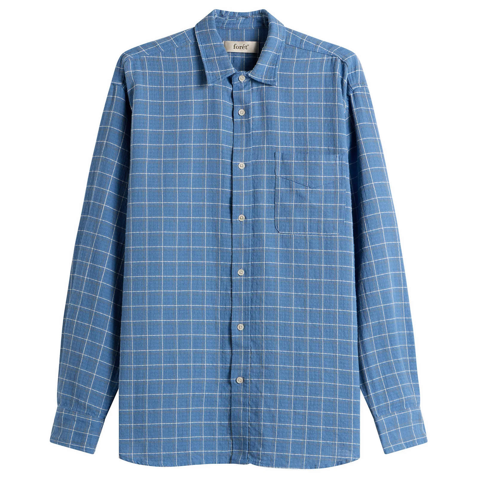 Foret Scout Loose Weave Check Shirt