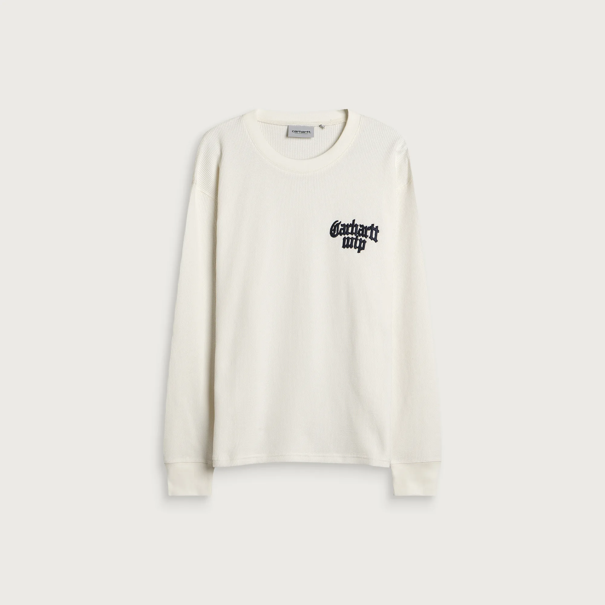 Carhartt WIP Long Sleeve Blackletter Waffle T-Shirt