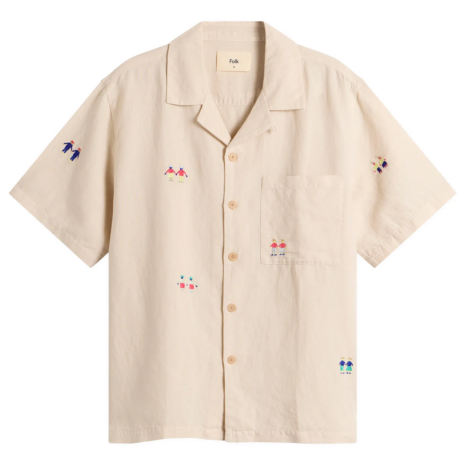 Folk Presented by END. Relaxed Soft Collar Vacation Shirt