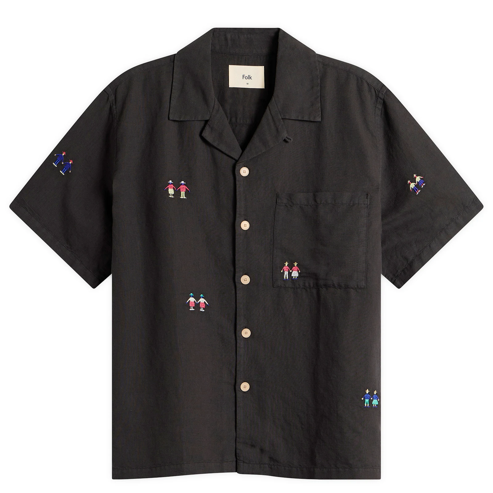 Folk Presented by END. Relaxed Soft Collar Vacation Shirt
