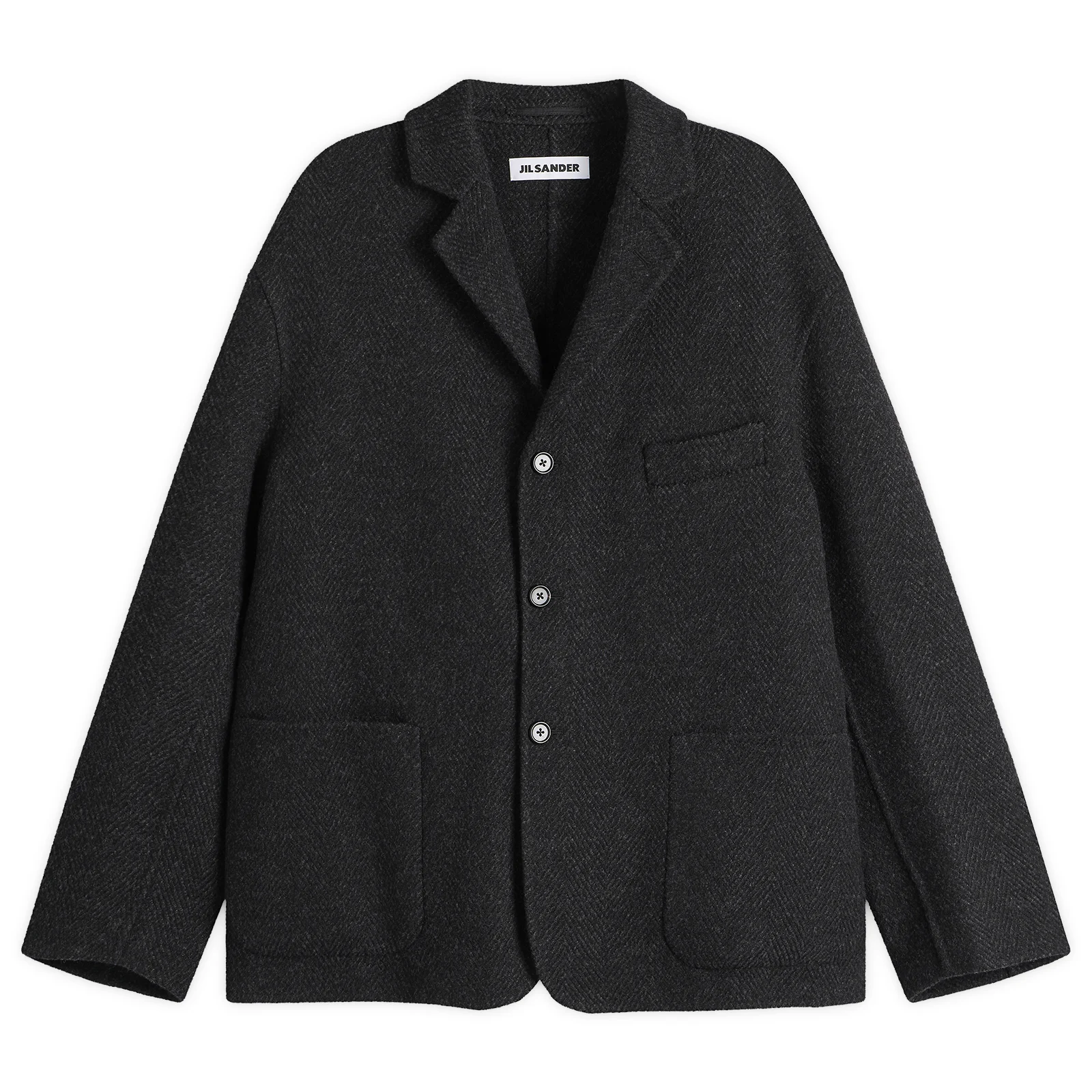 Jil Sander Wool Double Faced Workwear Jacket