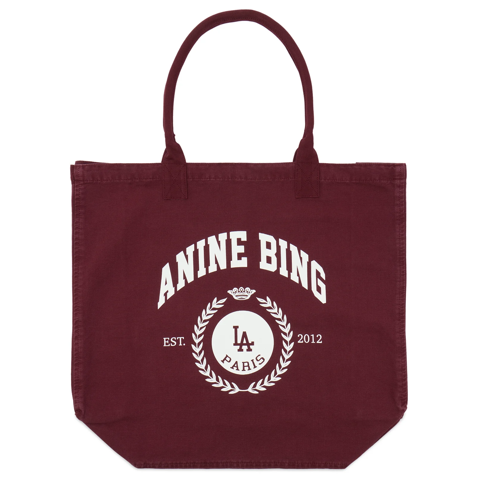 Anine Bing Leo Canvas Tote Bag