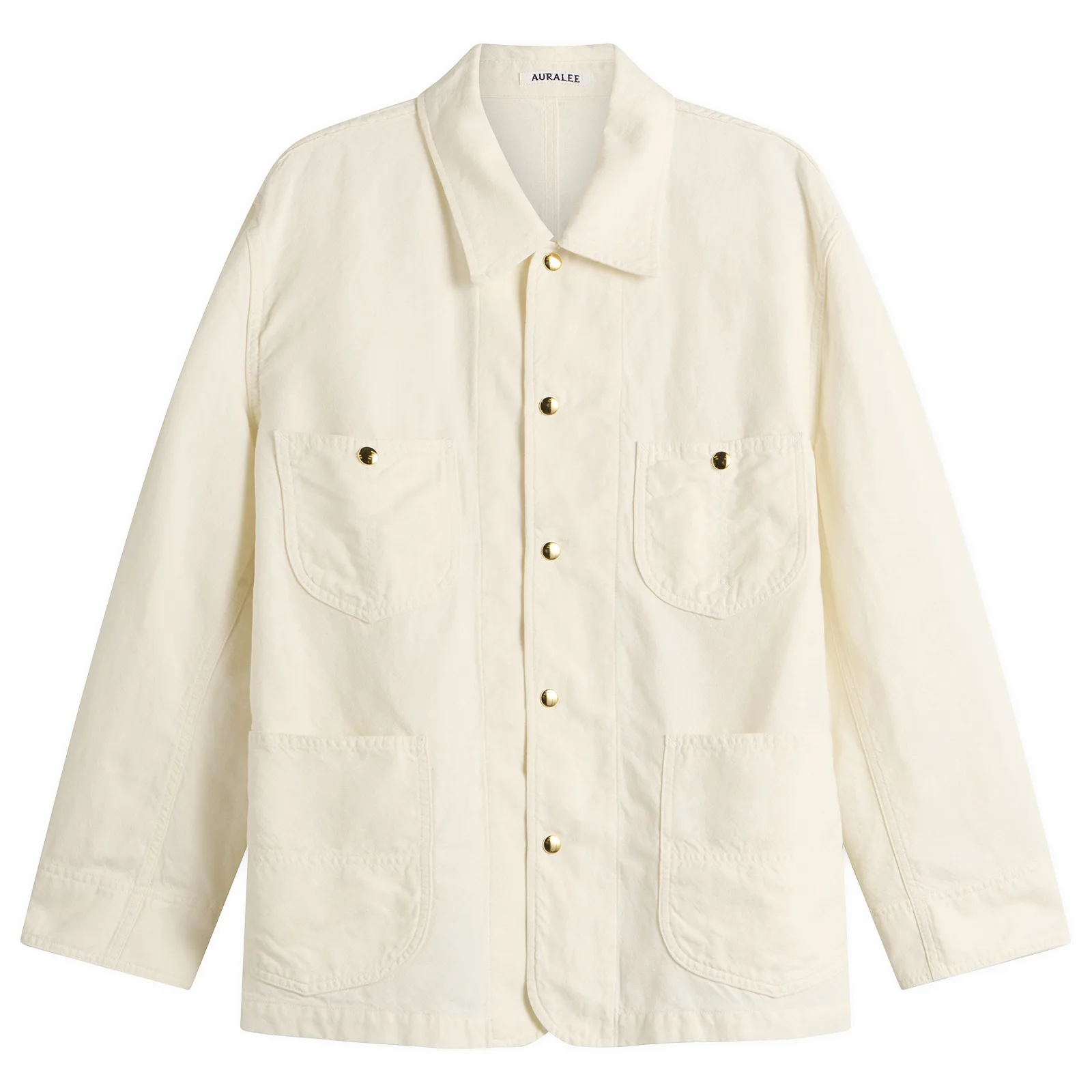 Auralee Wool Cotton Linen Ox Work Jacket