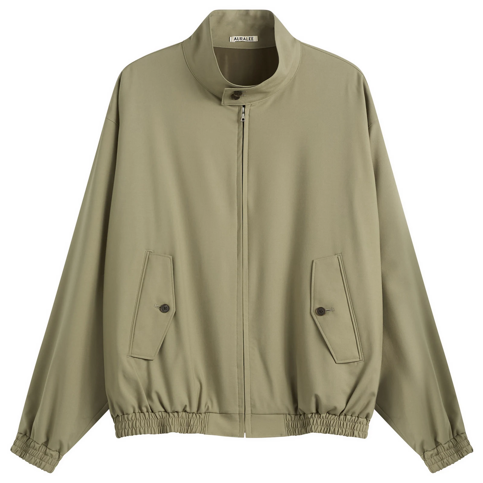 Auralee Tropical Wool Zip Blouson