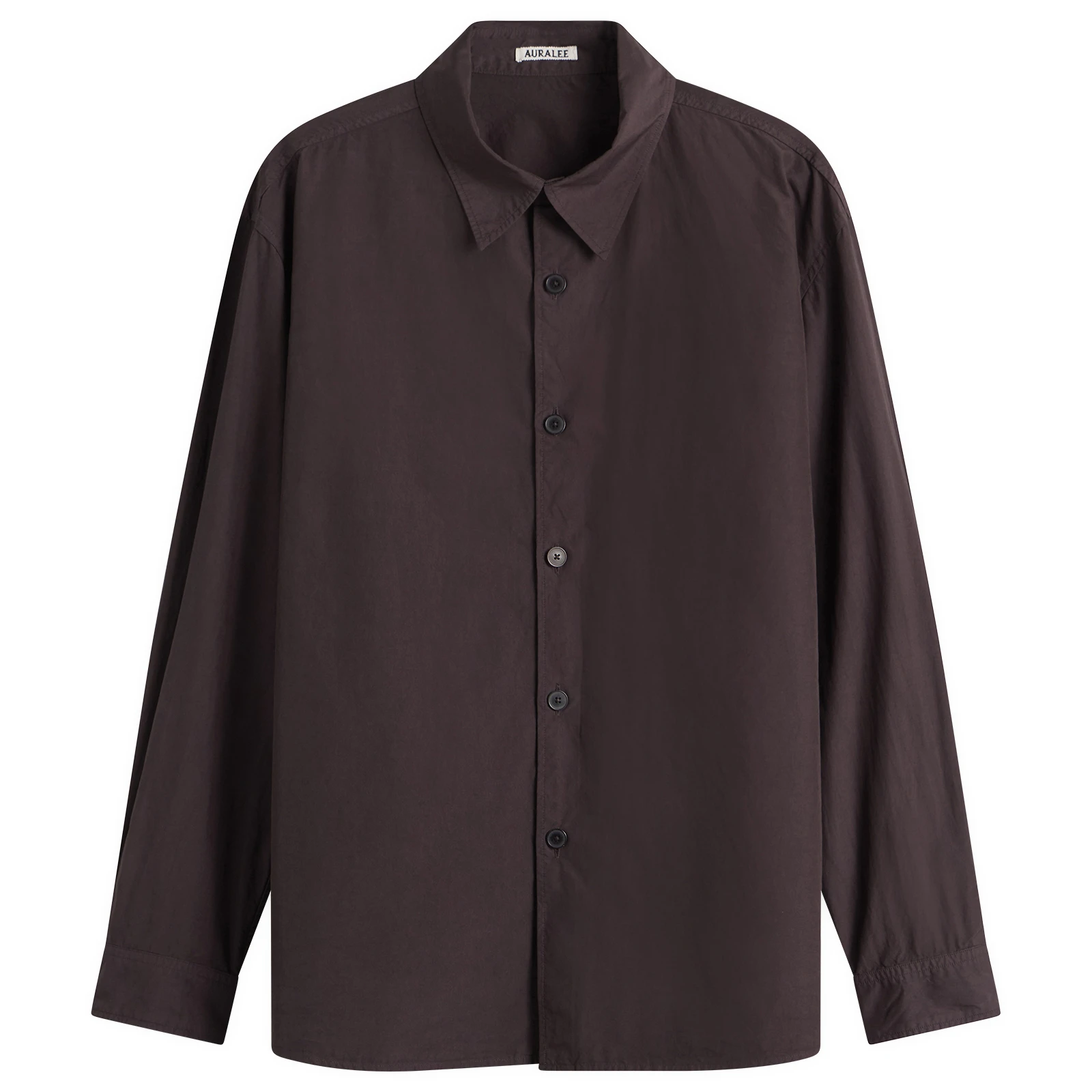 Auralee Garment-Dyed Shuttle Weather Shirt