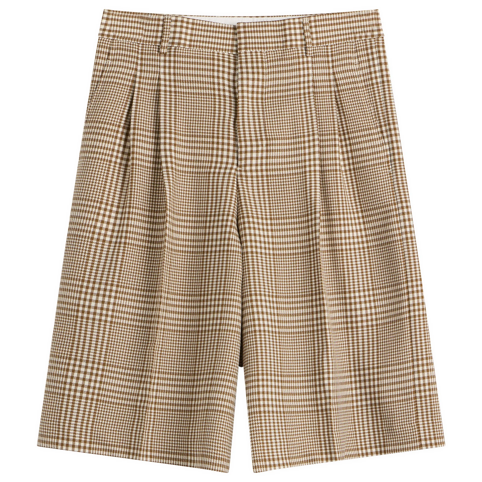 AMI Paris Prince of Wales Check Tailored Short