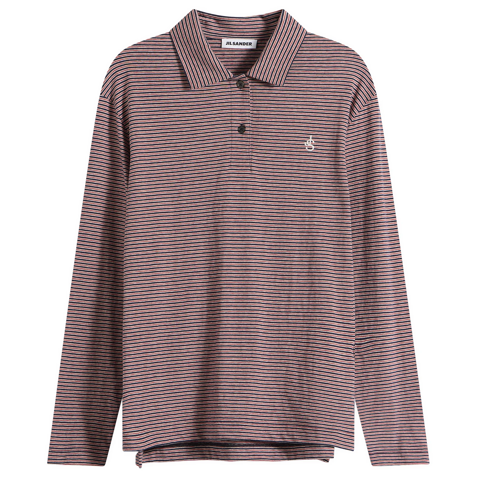 Jil Sander Long Sleeve Polo Shirt