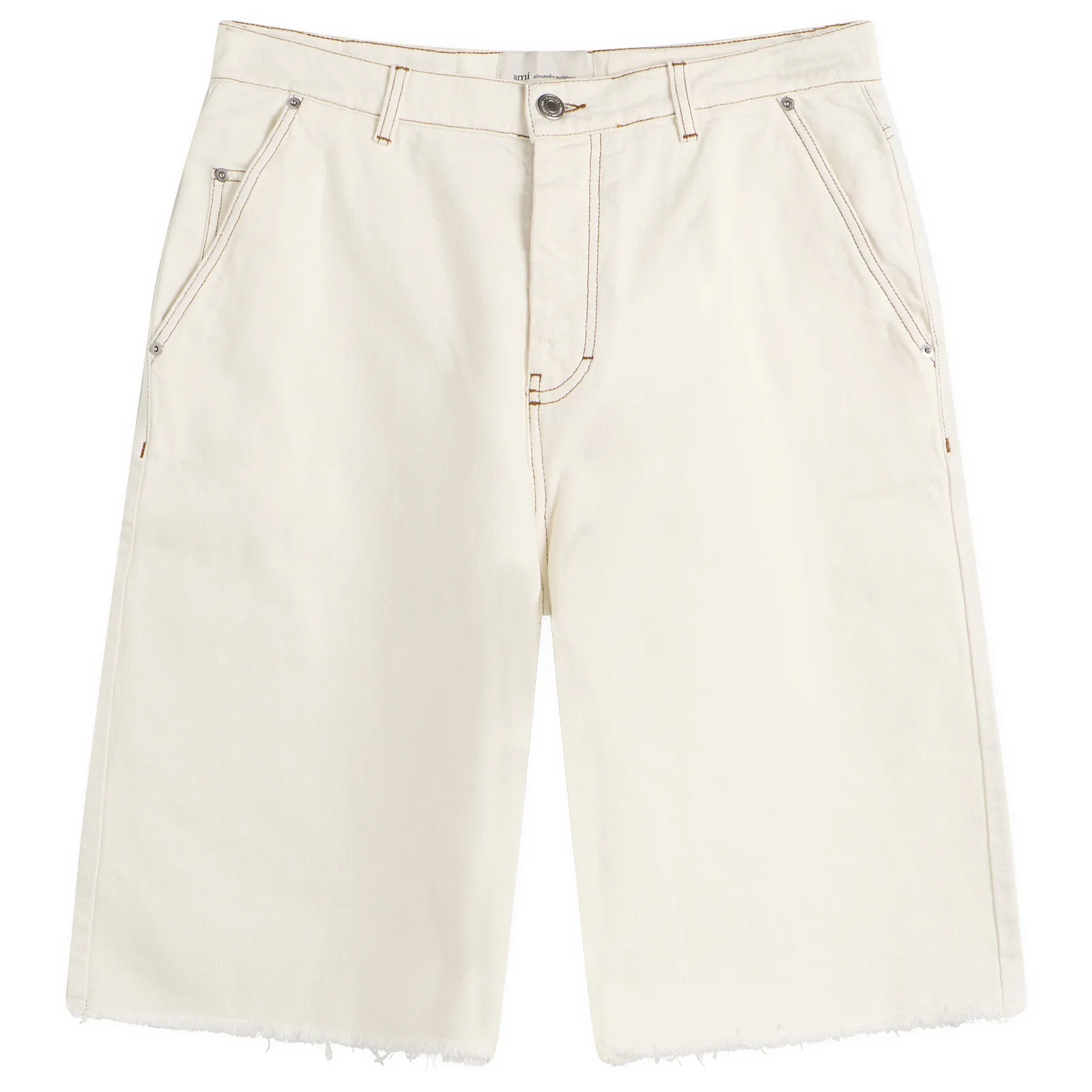 AMI Paris Light Denim Short
