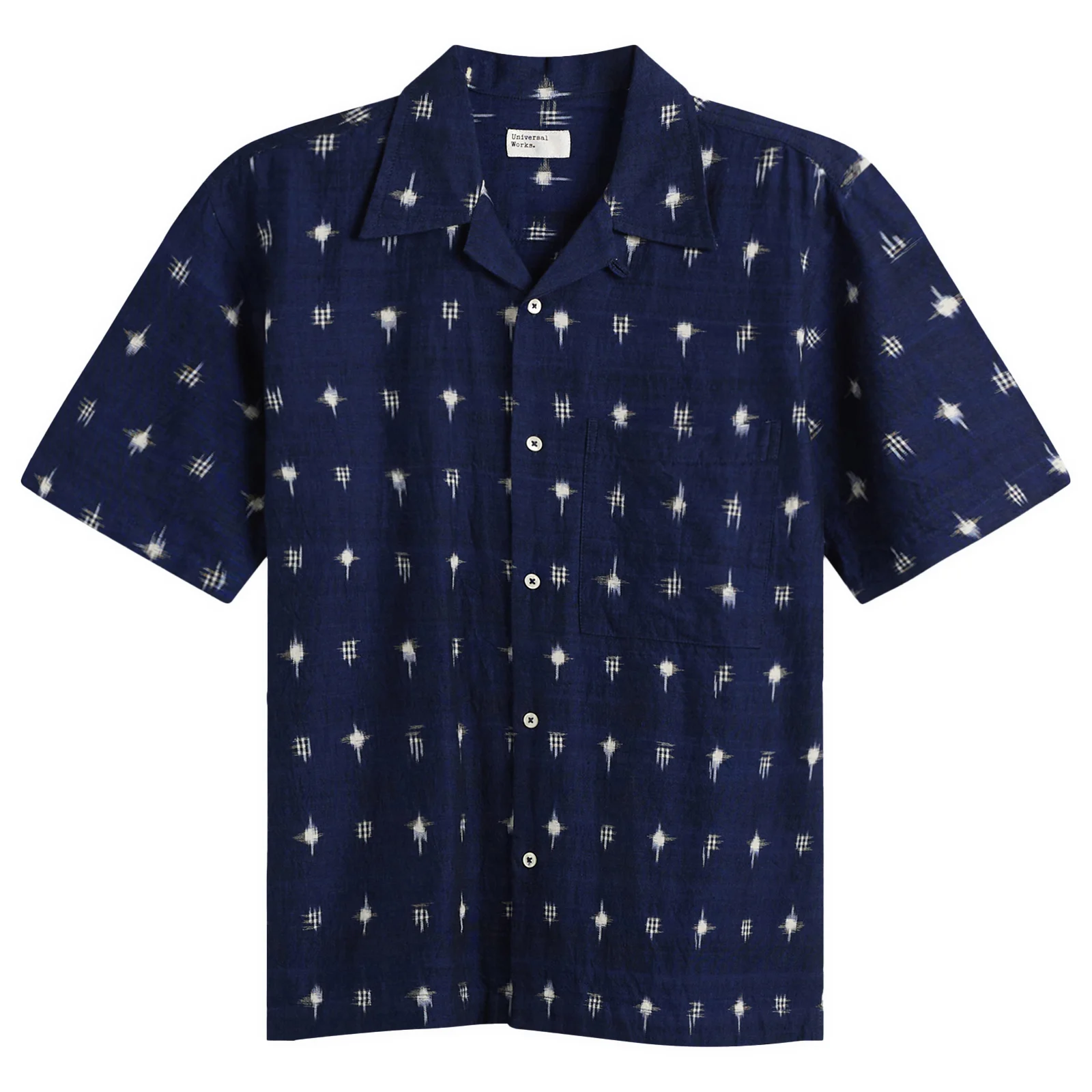 Universal Works Square Ikat Camp Shirt