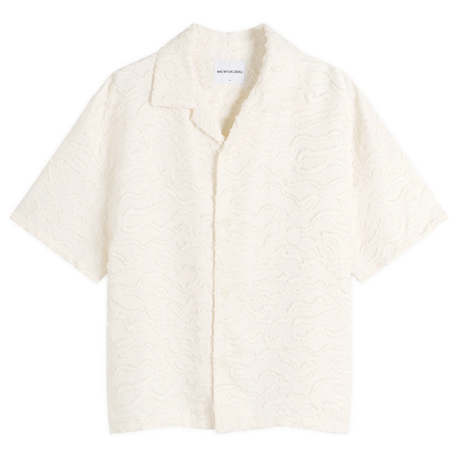 MKI Jacquard Fringe Vacation Shirt