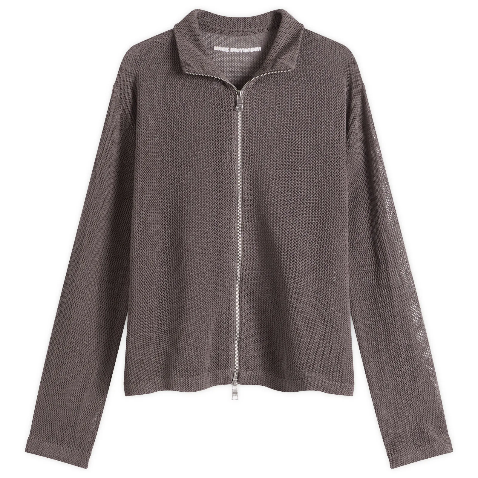 MKI Linen Loose Knit Track Jacket